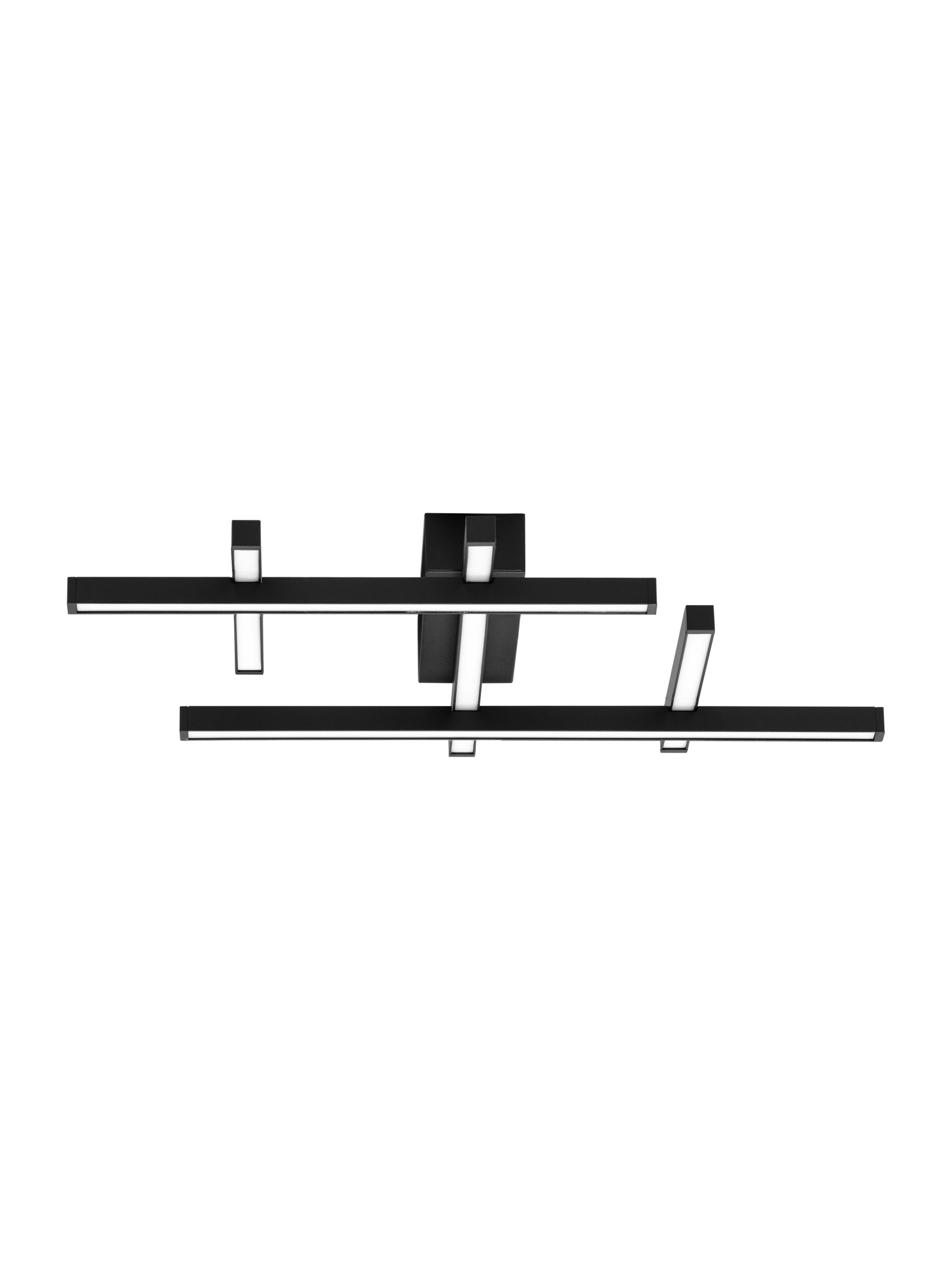 PACE | L 58.9 W 41.2 H 8.1 cm | 42 W | 3000 K | 2373 lm | IP20 | Black | Aluminum/Acrylic