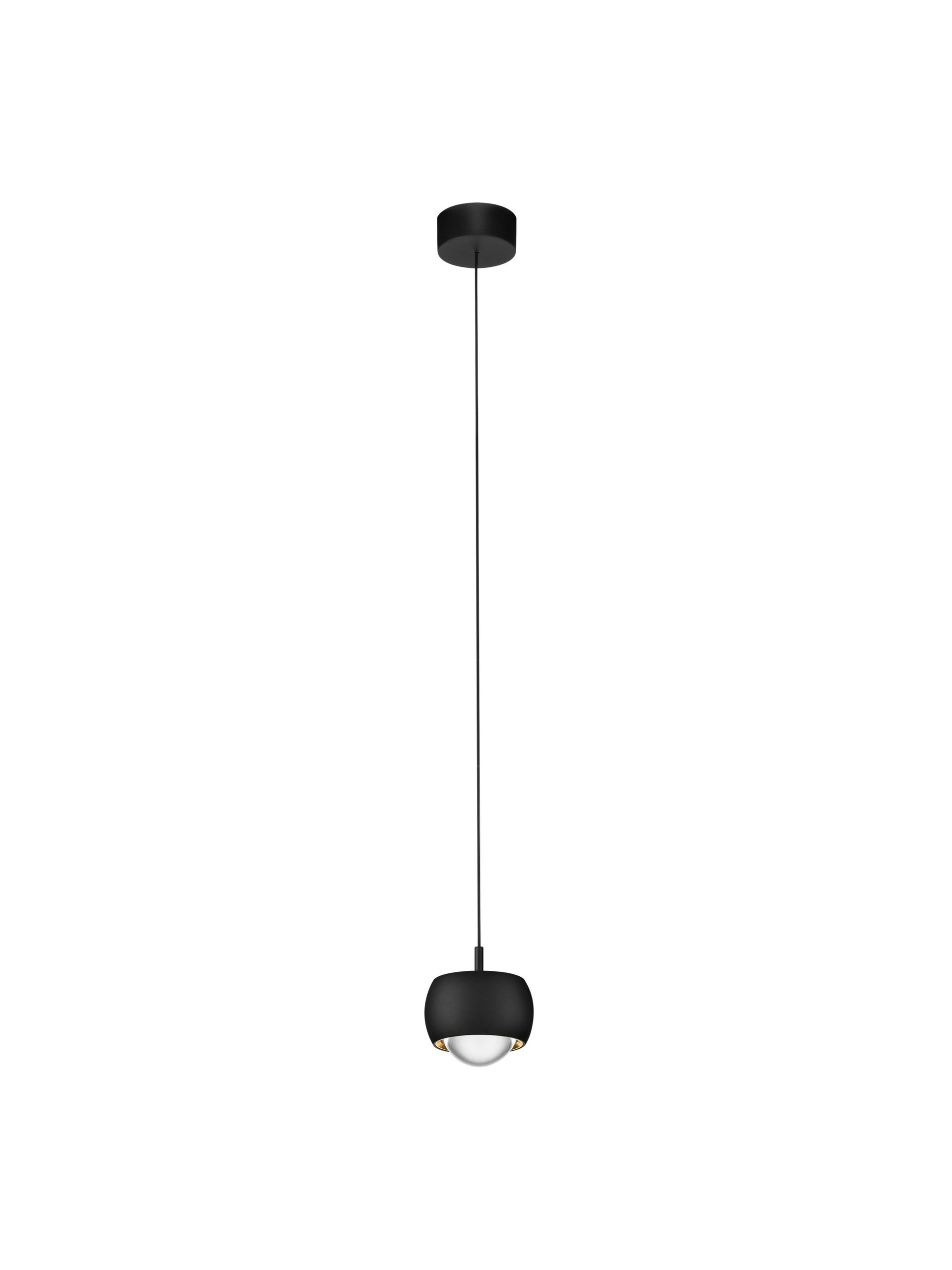 CONGA | H 140 D 9.6 cm | 13 W | 3000 K | 922 lm | IP20 | Black | Aluminum/Acrylic