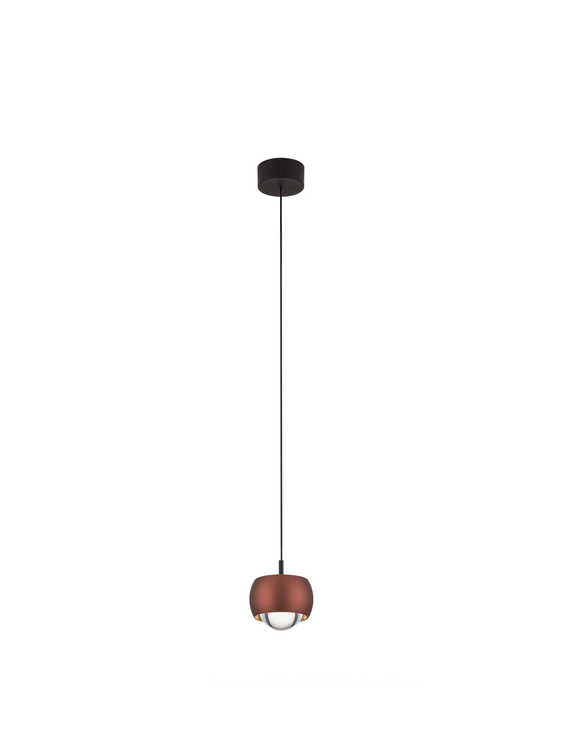CONGA | H 140 D 9.6 cm | 13 W | 3000 K | 922 lm | IP20 | Coffee | Aluminum/Acrylic