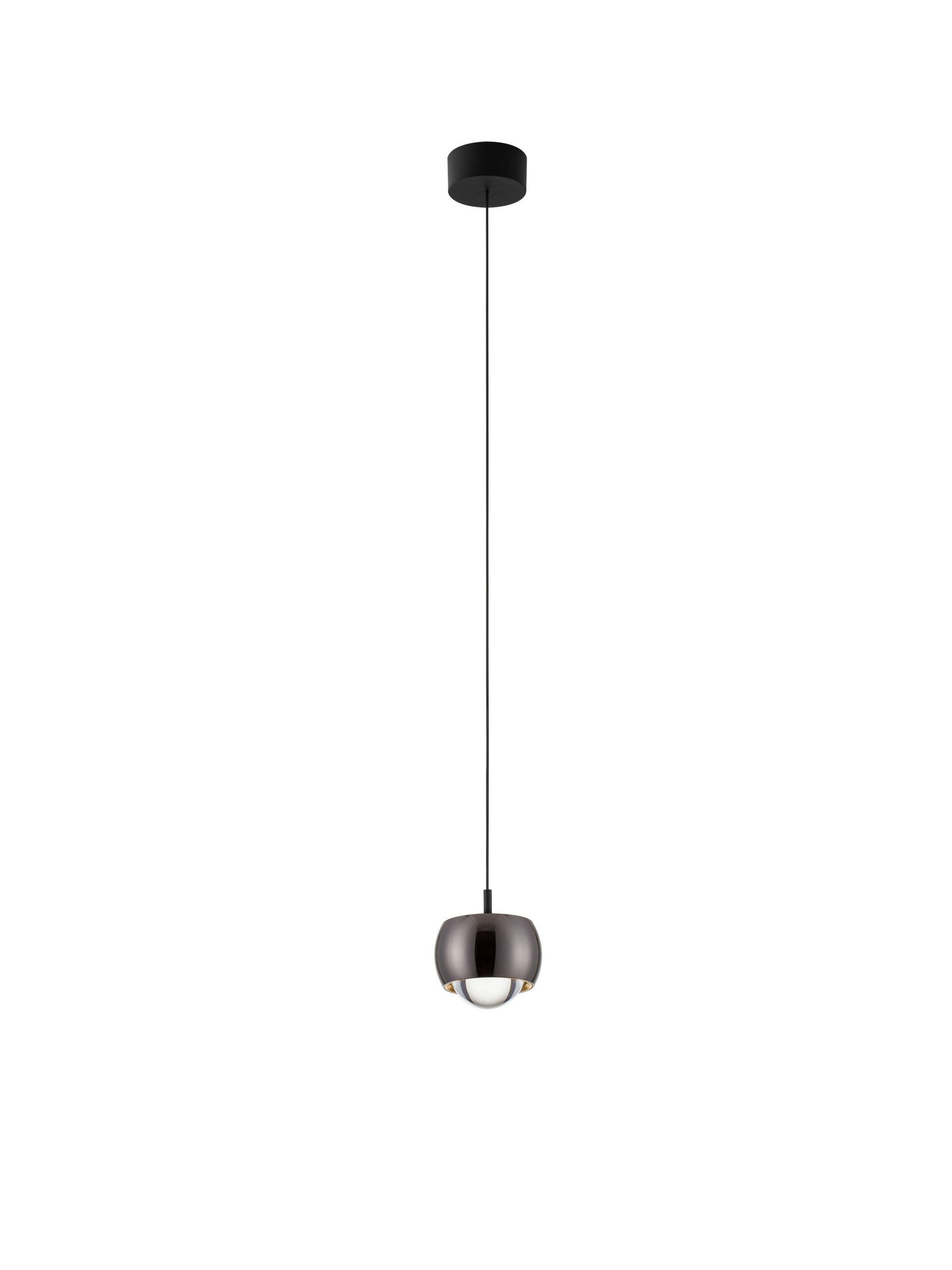 CONGA | H 140 D 9.6 cm | 13 W | 3000 K | 922 lm | IP20 | Black | Aluminum/Acrylic