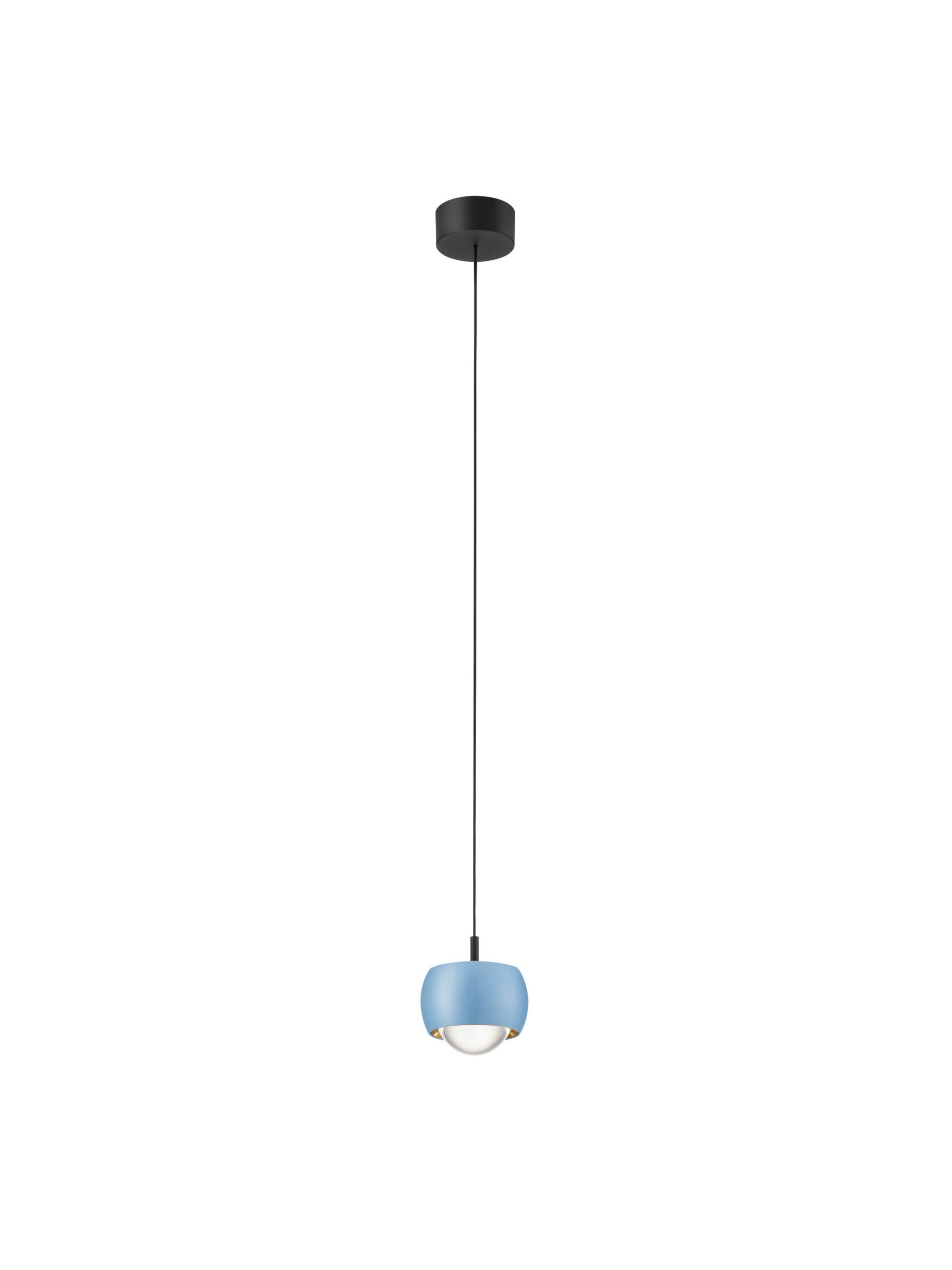 CONGA | H 140 D 9.6 cm | 13 W | 3000 K | 922 lm | IP20 | Blue | Aluminum/Acrylic