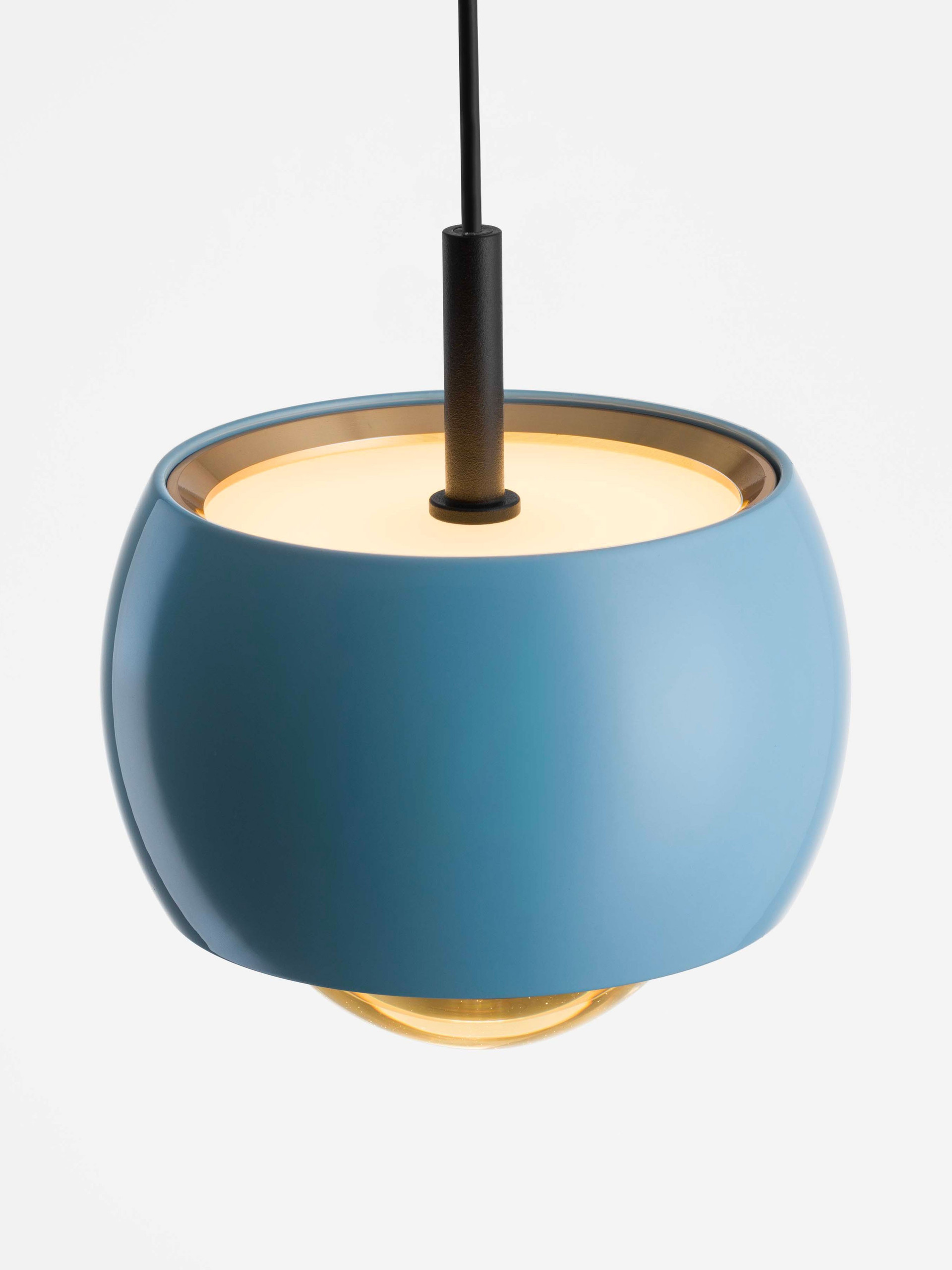 CONGA | H 140 D 9.6 cm | 13 W | 3000 K | 922 lm | IP20 | Blue | Aluminum/Acrylic