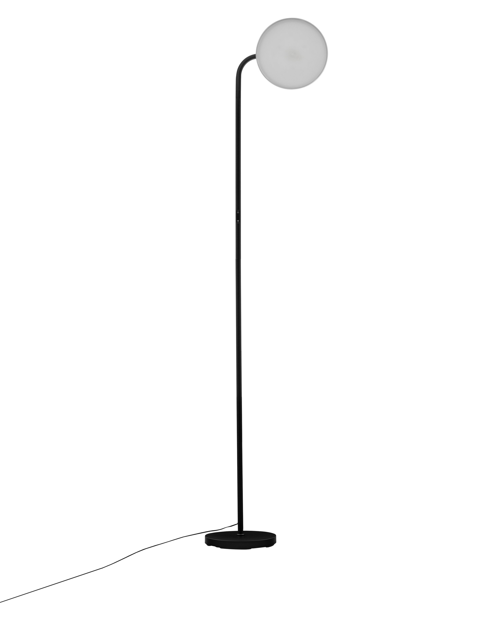 SINKRO | L 44 W 25 H 174 cm | 30 W | 3000 K | 2224 lm | IP20 | Schwarz | Stahl/Acryl