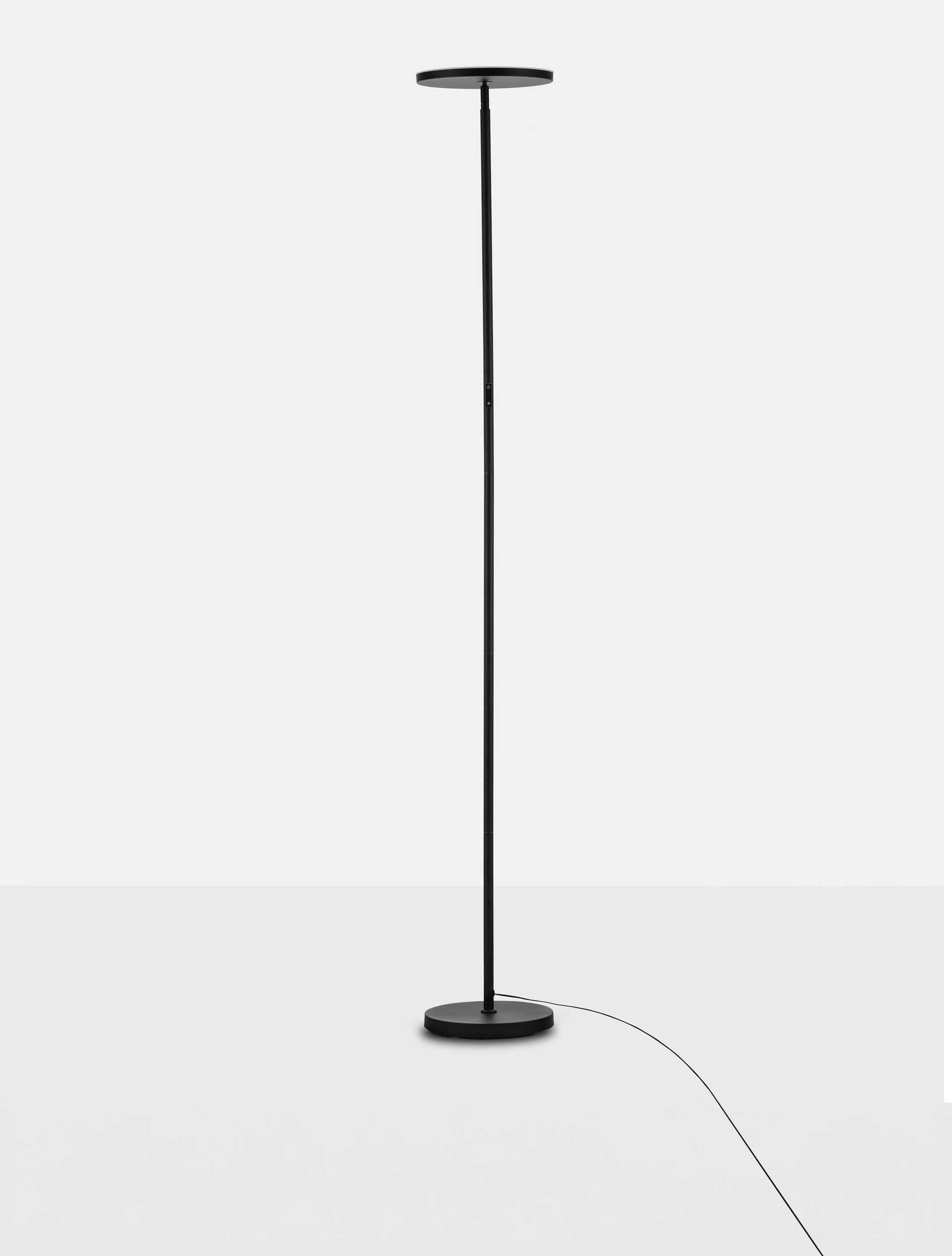 SINKRO | H 181 D 25 cm | 30 W | 3000 K | 2270 lm | IP20 | Nero | Acciaio/Acrilico