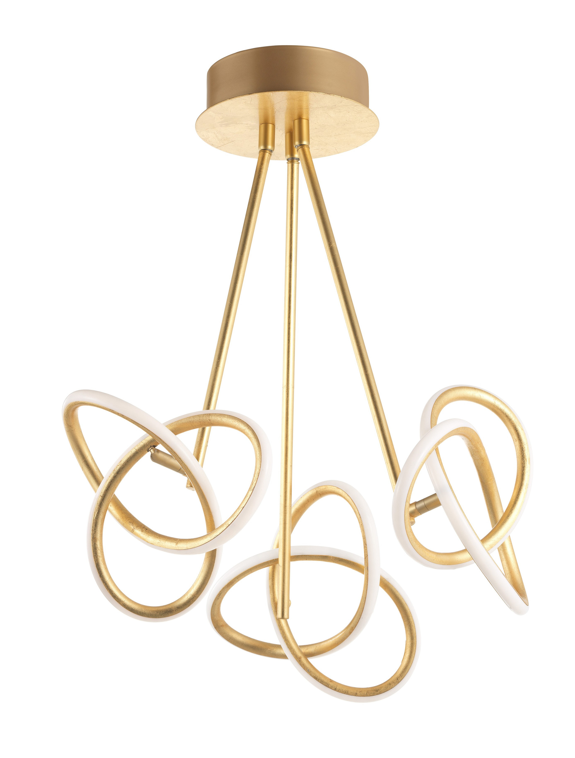 ARCO | L 60 W 30 H 60 cm | 45 W | 3000 K | 2700 lm | IP20 | Oro | Aluminio/Acrílico