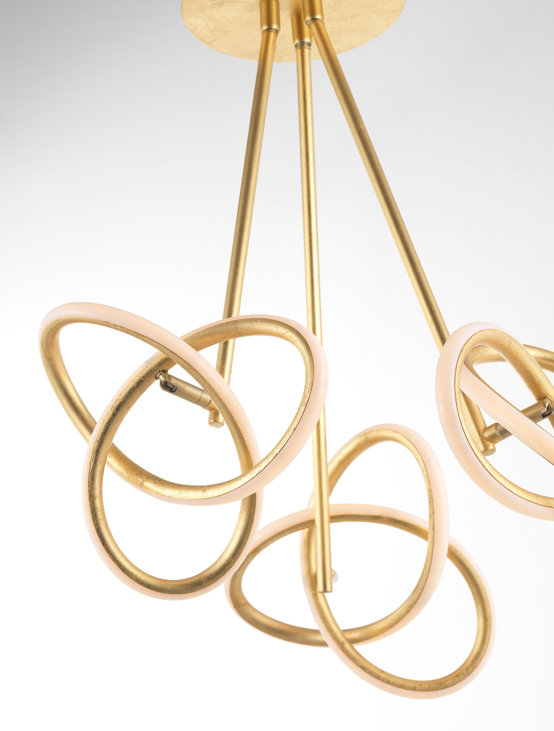 ARCO | L 60 W 30 H 60 cm | 45 W | 3000 K | 2700 lm | IP20 | Oro | Aluminio/Acrílico