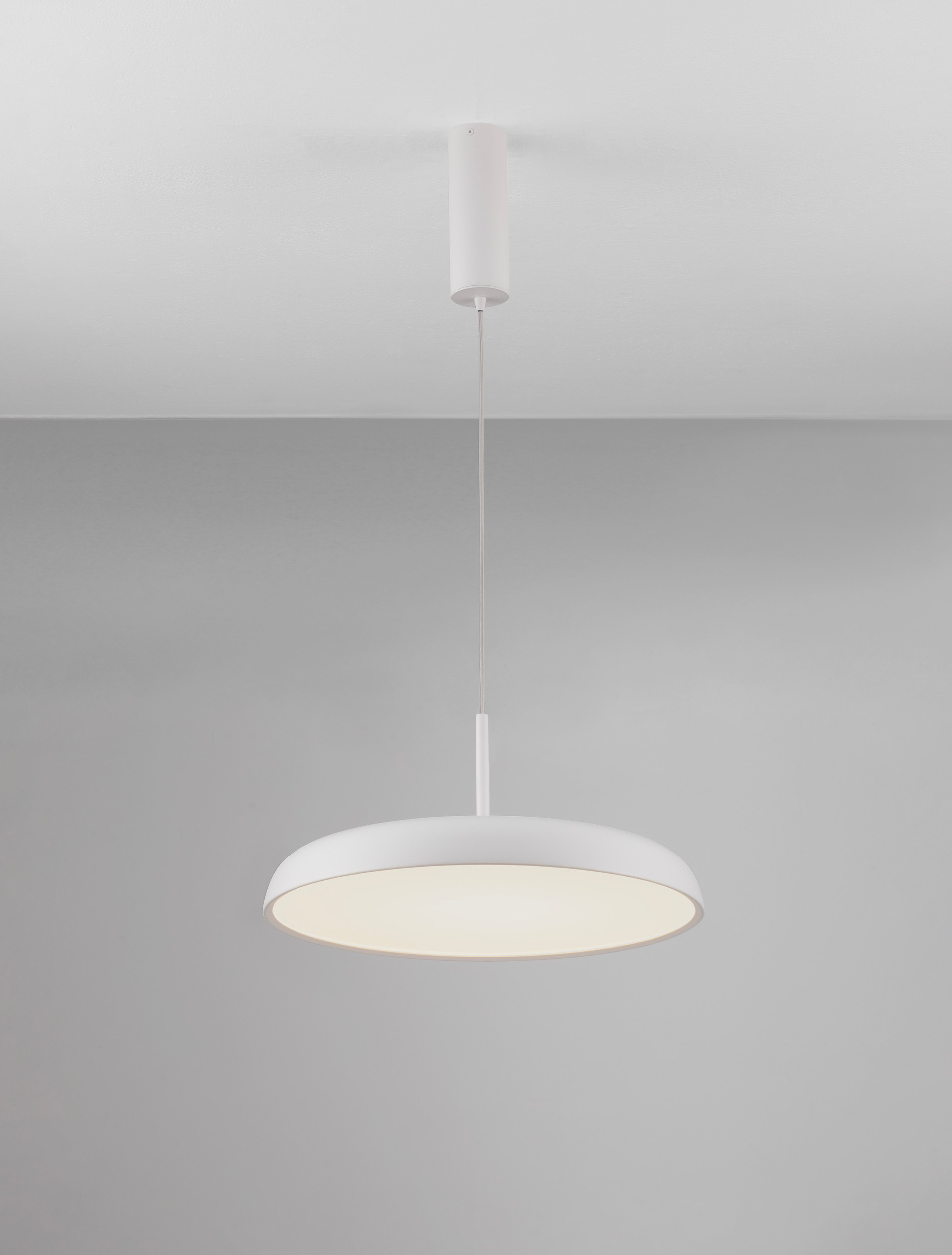 LINUS | H 150 D 45 cm | 40 W | 3000 K | 2541 lm | IP20 | Bianco | Alluminio/Acrilico