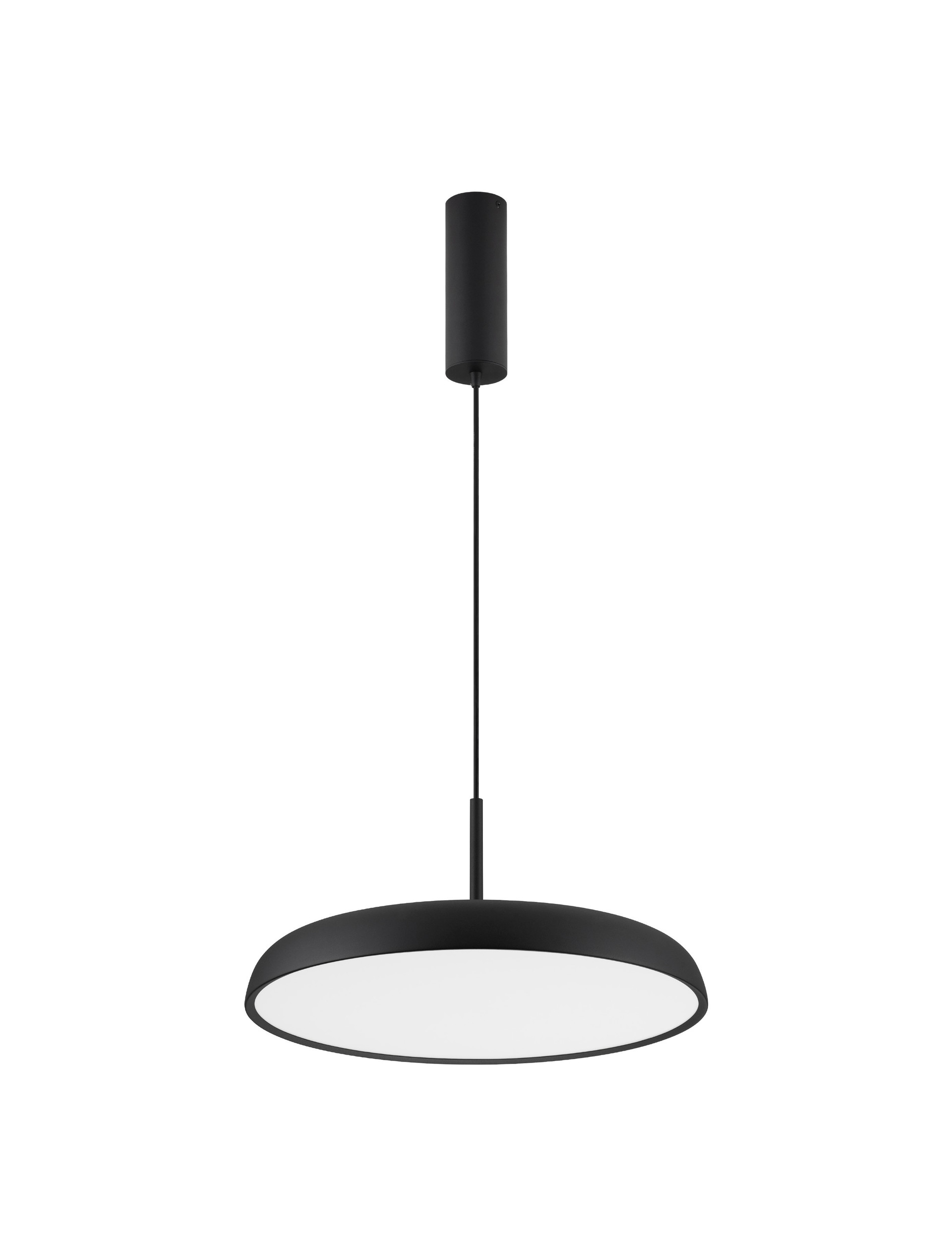 LINUS | H 150 D 45 cm | 40 W | 3000 K | 2541 lm | IP20 | Nero | Alluminio/Acrilico