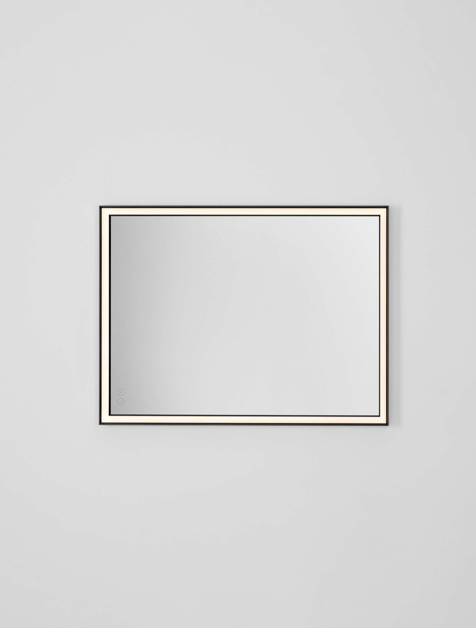 AMBOR | L 60 W 5.5 H 80 cm | 37 W | 4000 K | 1423 lm | IP44 | Aluminium/Spiegelglas
