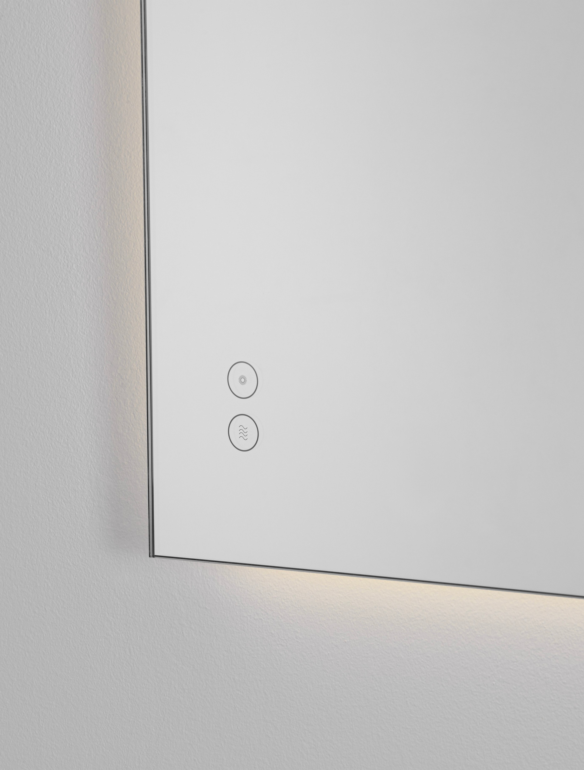 ALDA | L 120 W 3.5 H 70 cm | 53 W | 3000 K | 1005 lm | IP44 | Aluminum/Mirror Glass