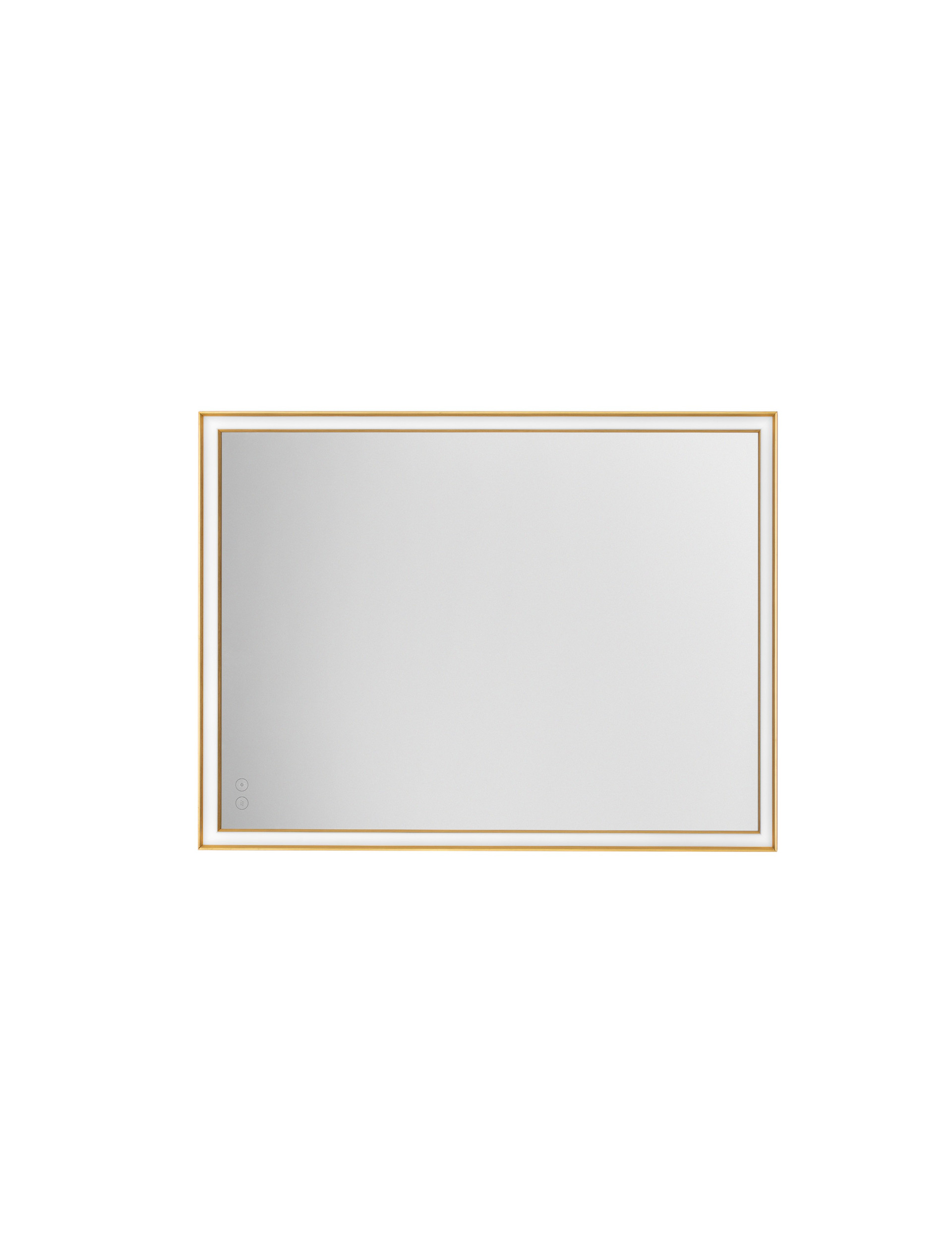 AMBOR | L 60 W 5.5 H 80 cm | 38 W | 3000 K | 2488 lm | IP44 | Aluminum/Mirror Glass