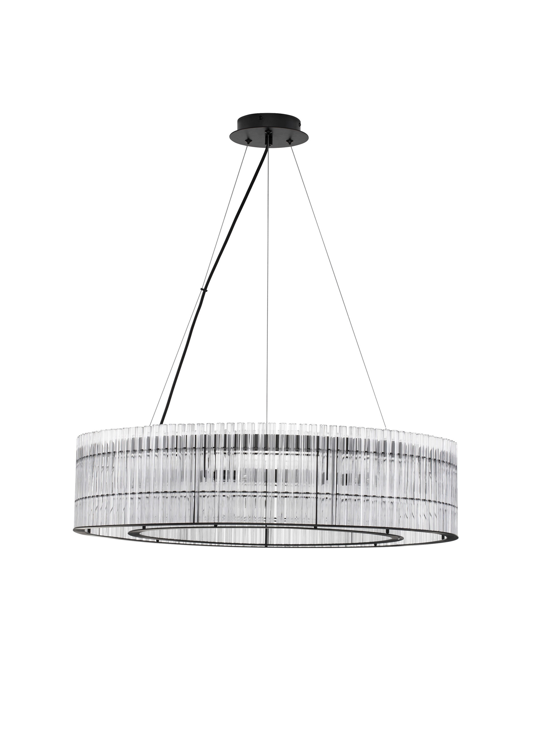 BAROK | H 210 D 70 cm | 45 W | IP20 | Black | Glass/Metal