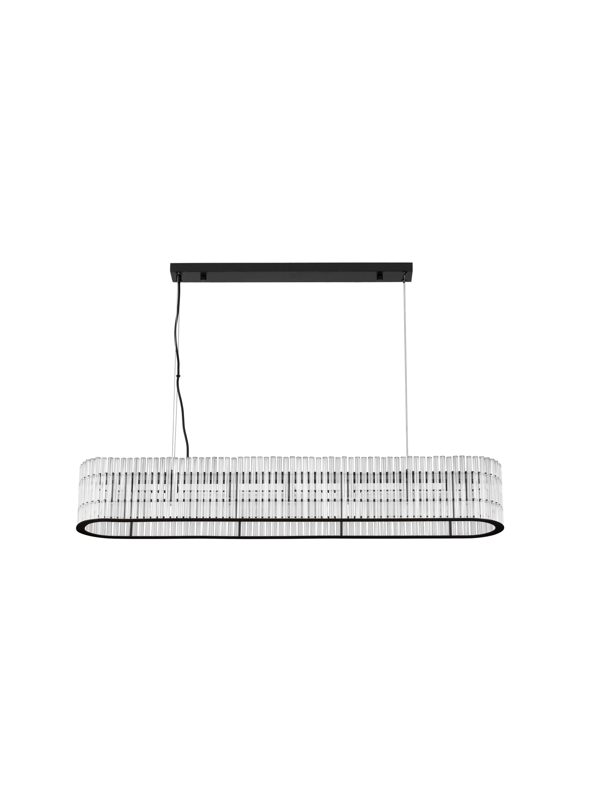 BAROK | L 110 W 18 H 210 cm | 35 W | IP20 | Black | Glass/Metal