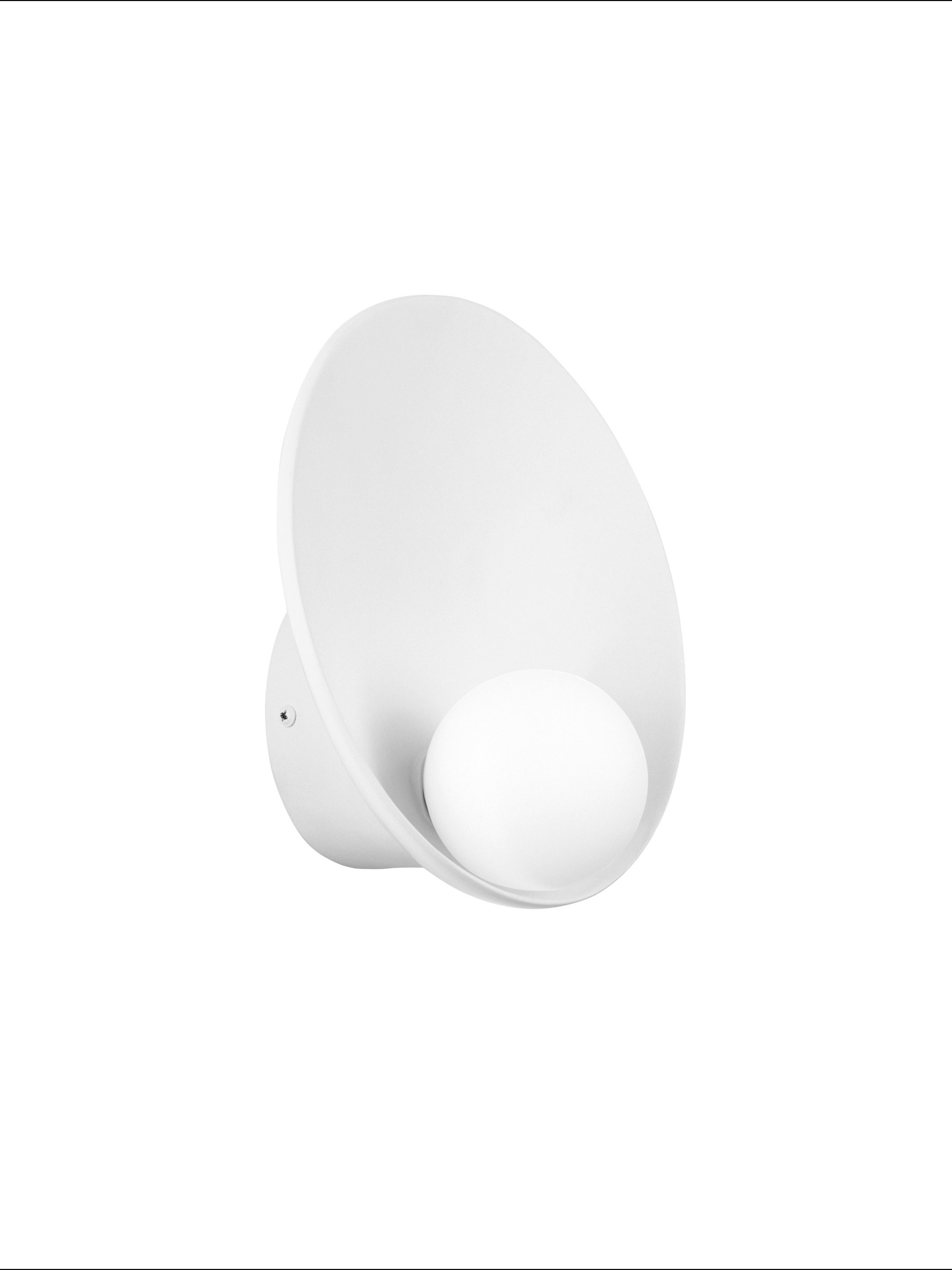 MINIM | W 12 D 23 cm | 5 W | IP20 | White | Steel/Glass