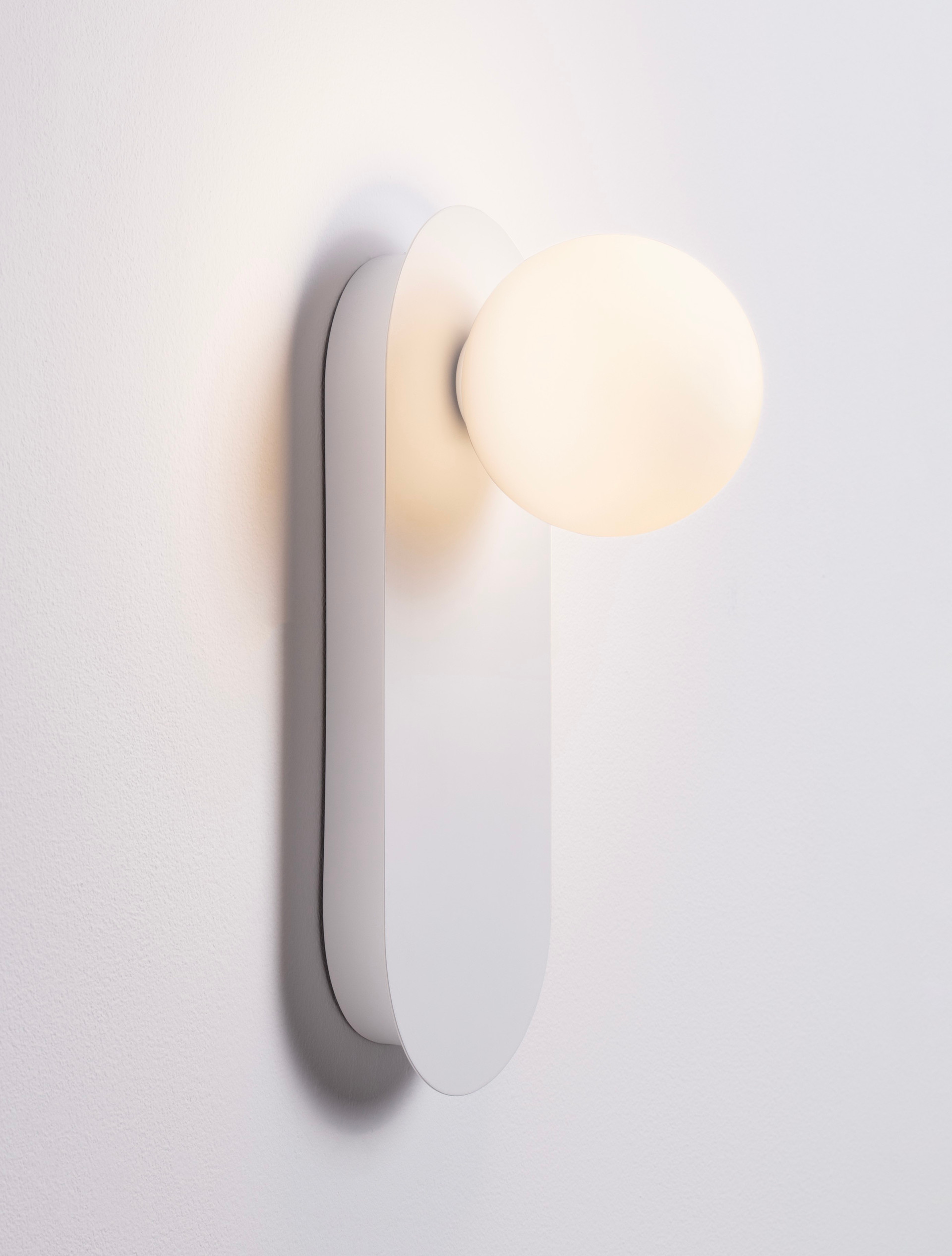BLOB | L 12 W 13 H 30 cm | 5 W | IP20 | White | Steel/Glass