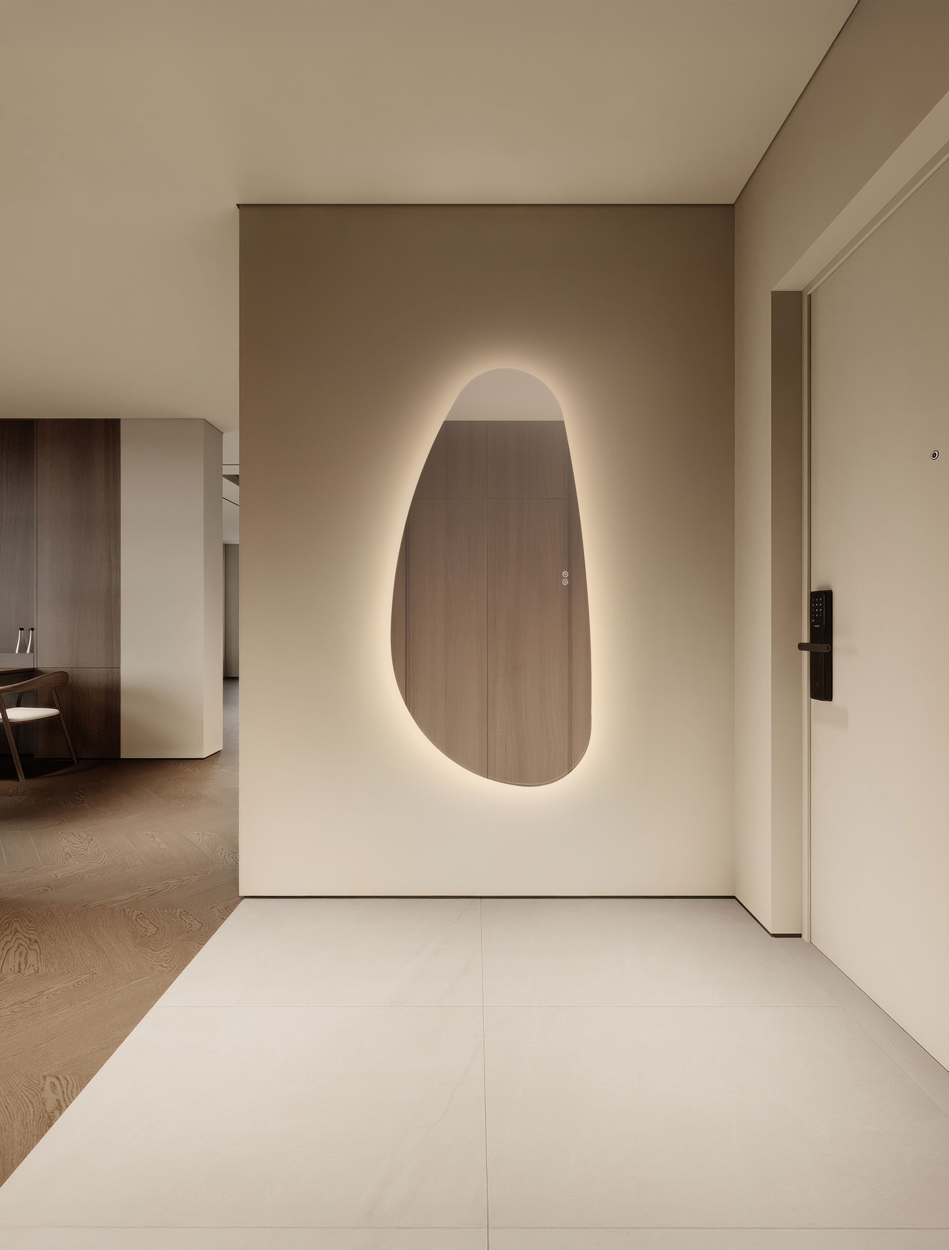 Lorin LED Wall Mirror with Warm White Light