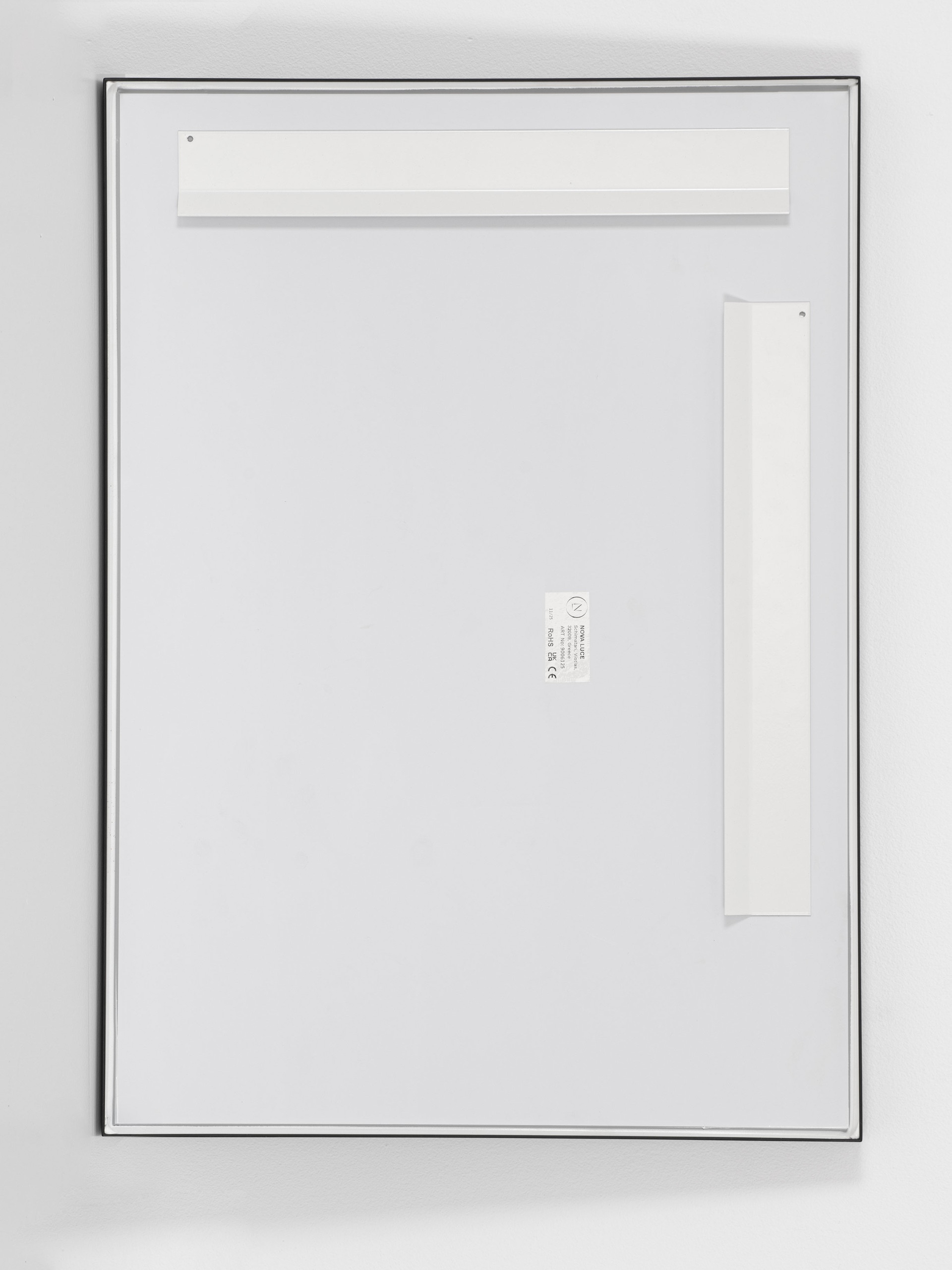 MIRAGIO | L 50 W 3.3 H 70 cm | Black | Glass/Aluminum