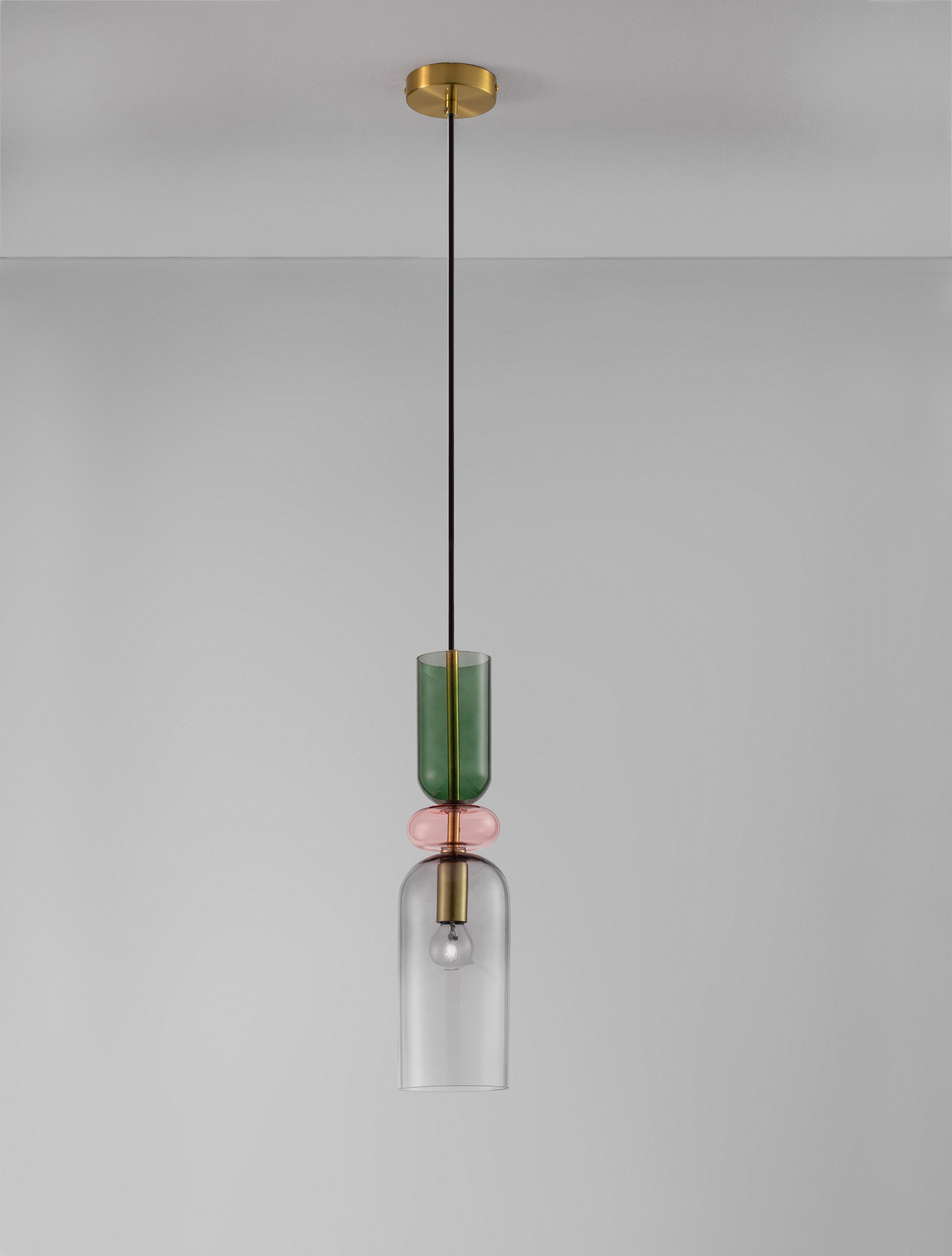 MURANO | H 198 D 10.8 cm | 5 W | IP20 | Gray | Glass/Metal