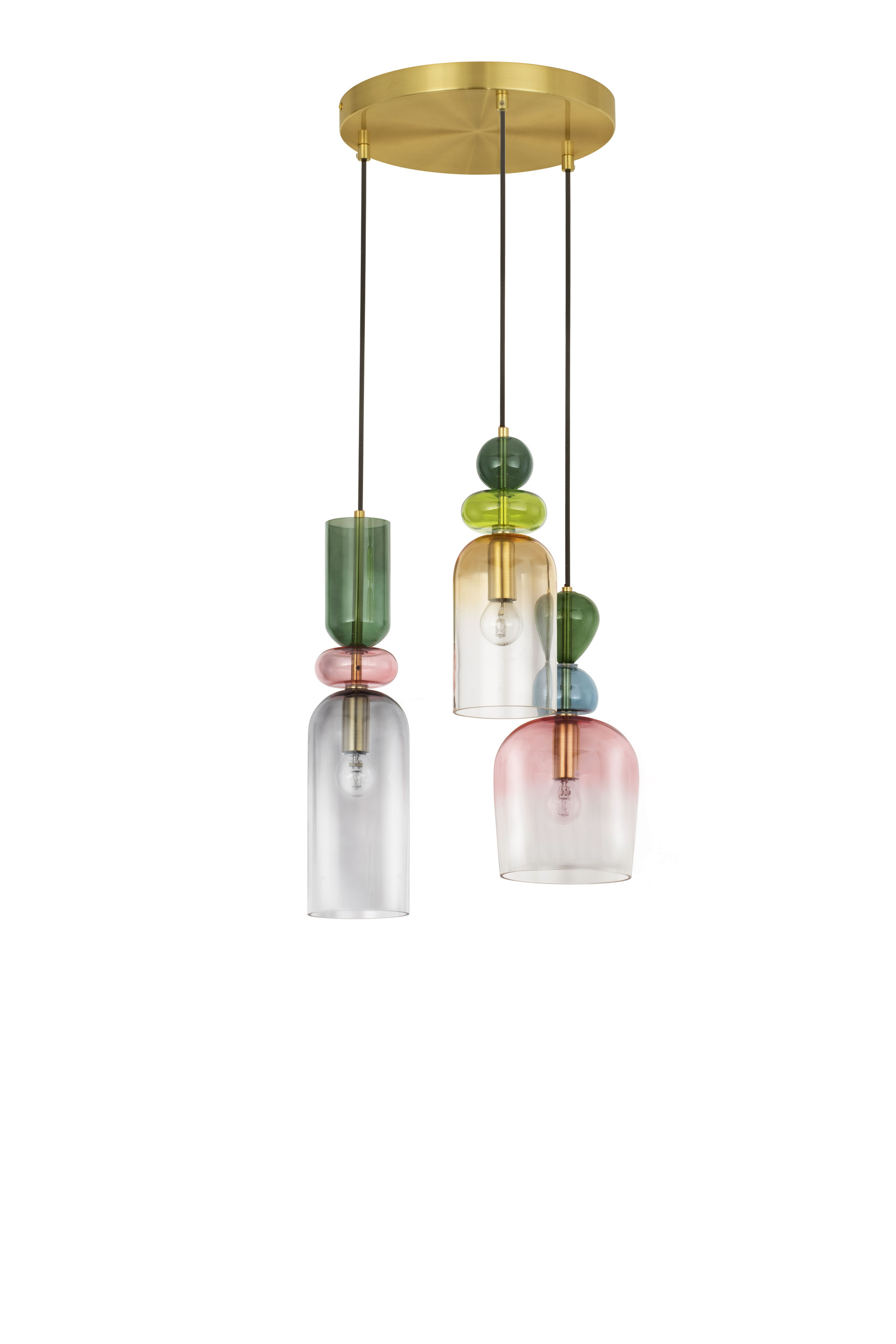 MURANO | H 120 D 42 cm | 15 W | IP20 | Gray | Glass/Metal