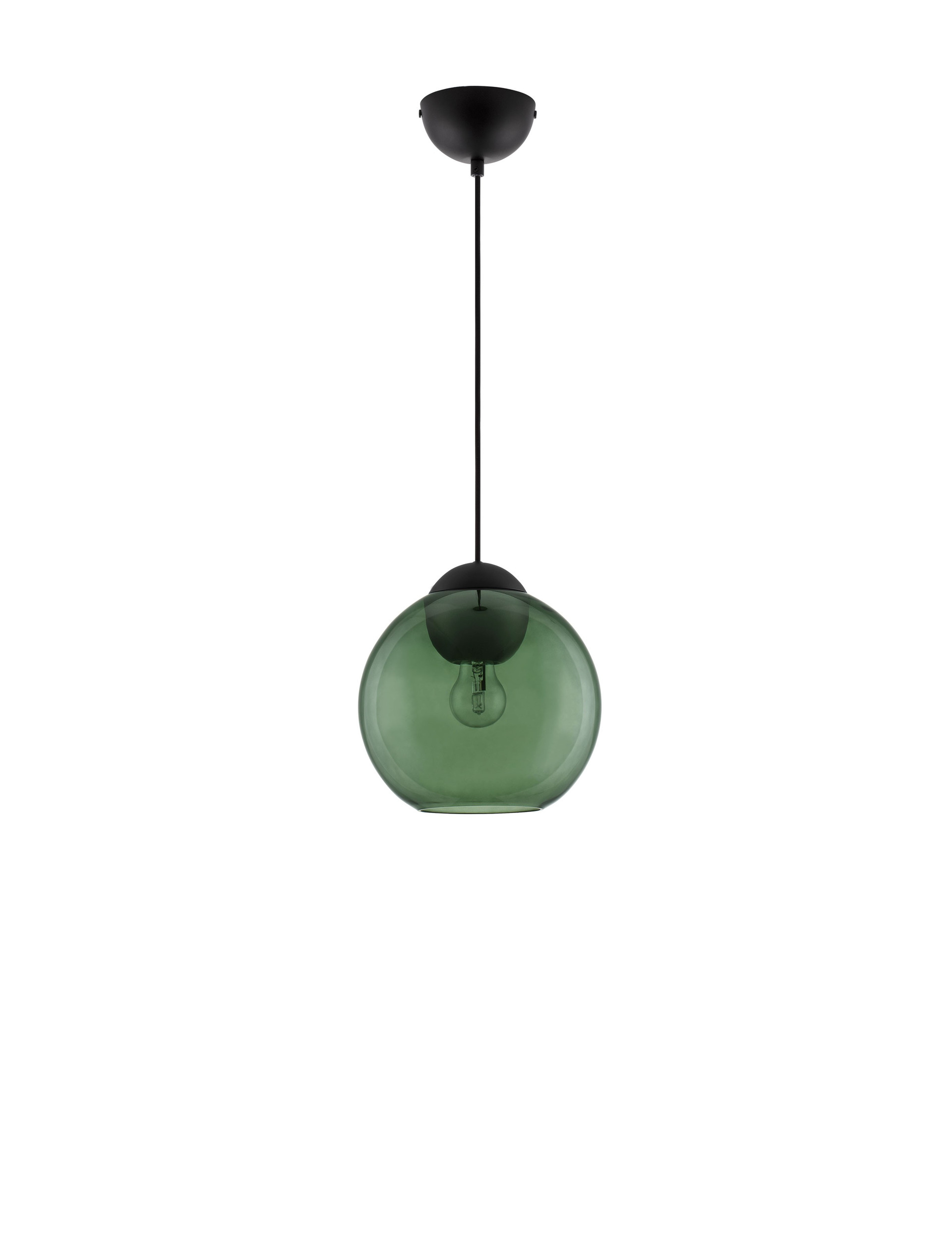 MIDORI | H 184 D 24 cm | 12 W | IP20 | Black/Green | Glass/Metal