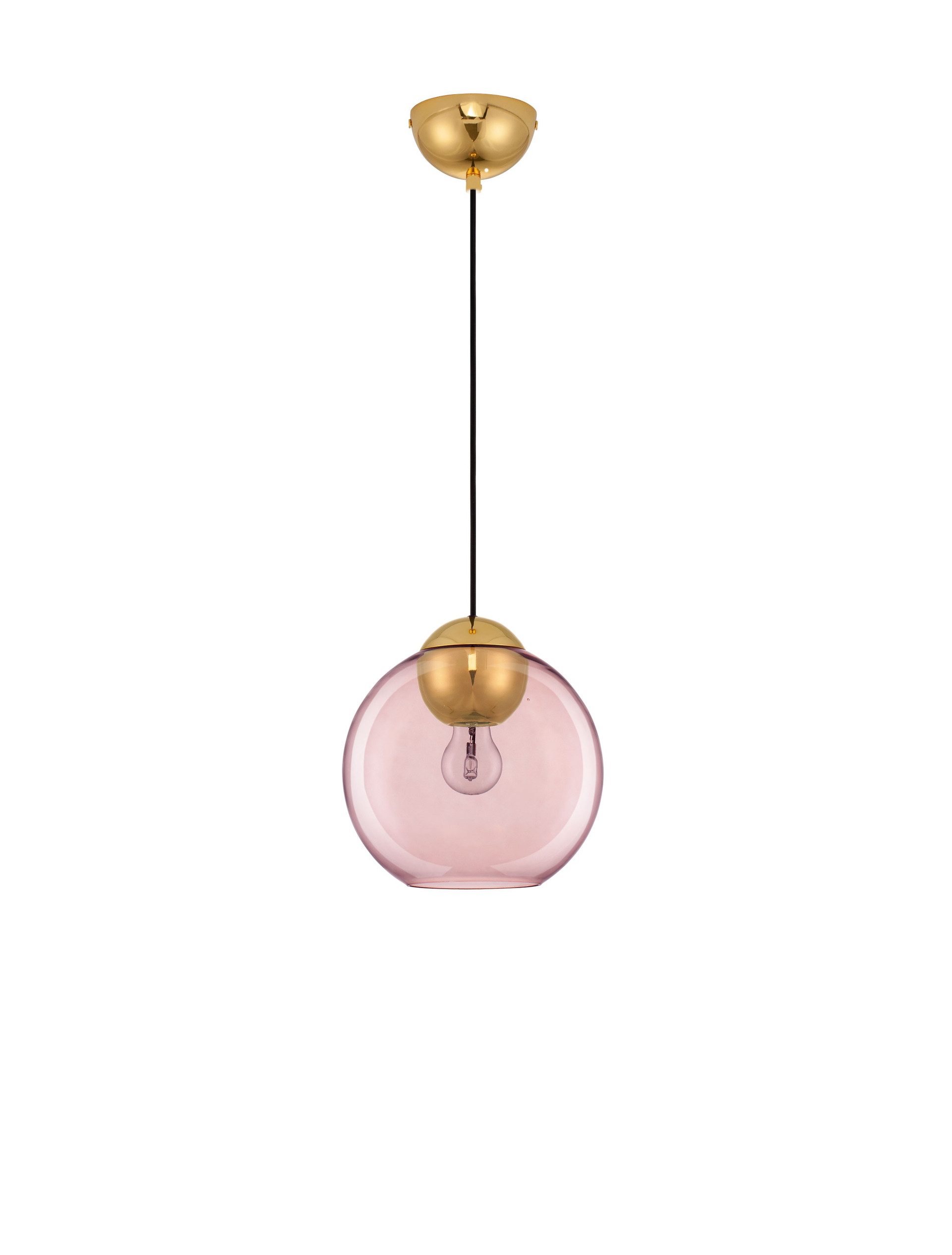 MIDORI | H 184 D 24 cm | 12 W | IP20 | Gold/Pink | Glass/Metal