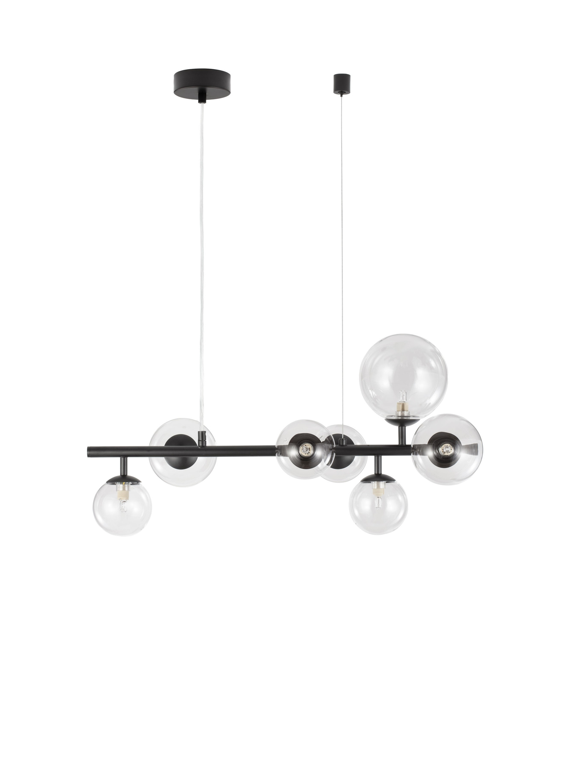 ODILLIA | L 65 W 23 H 120 cm | 15 W | IP20 | Μαύρο | Γυαλί/Μέταλλο