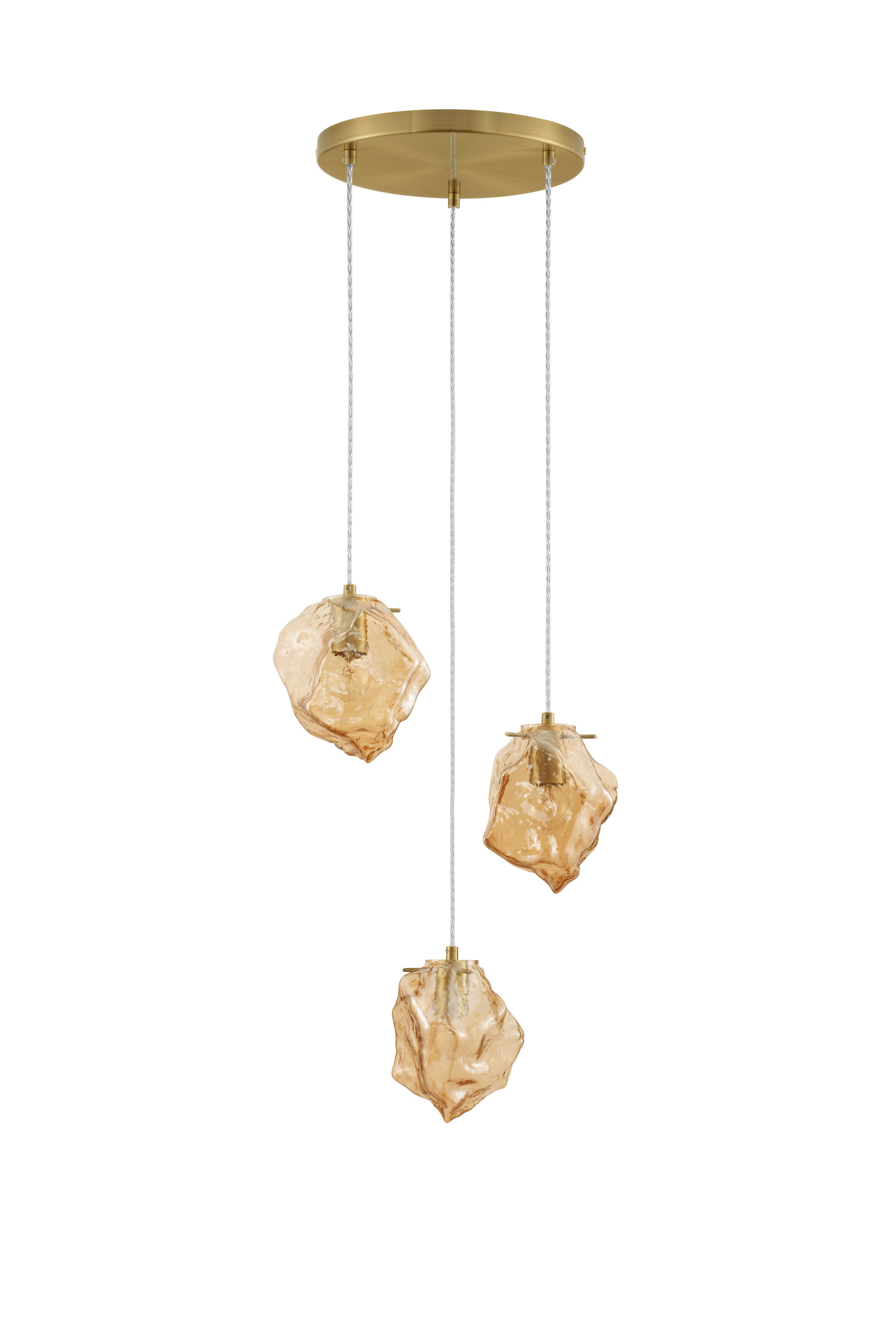 ODELLE | H 120 D 40 cm | 15 W | IP20 | Gold/Amber | Glass/Metal