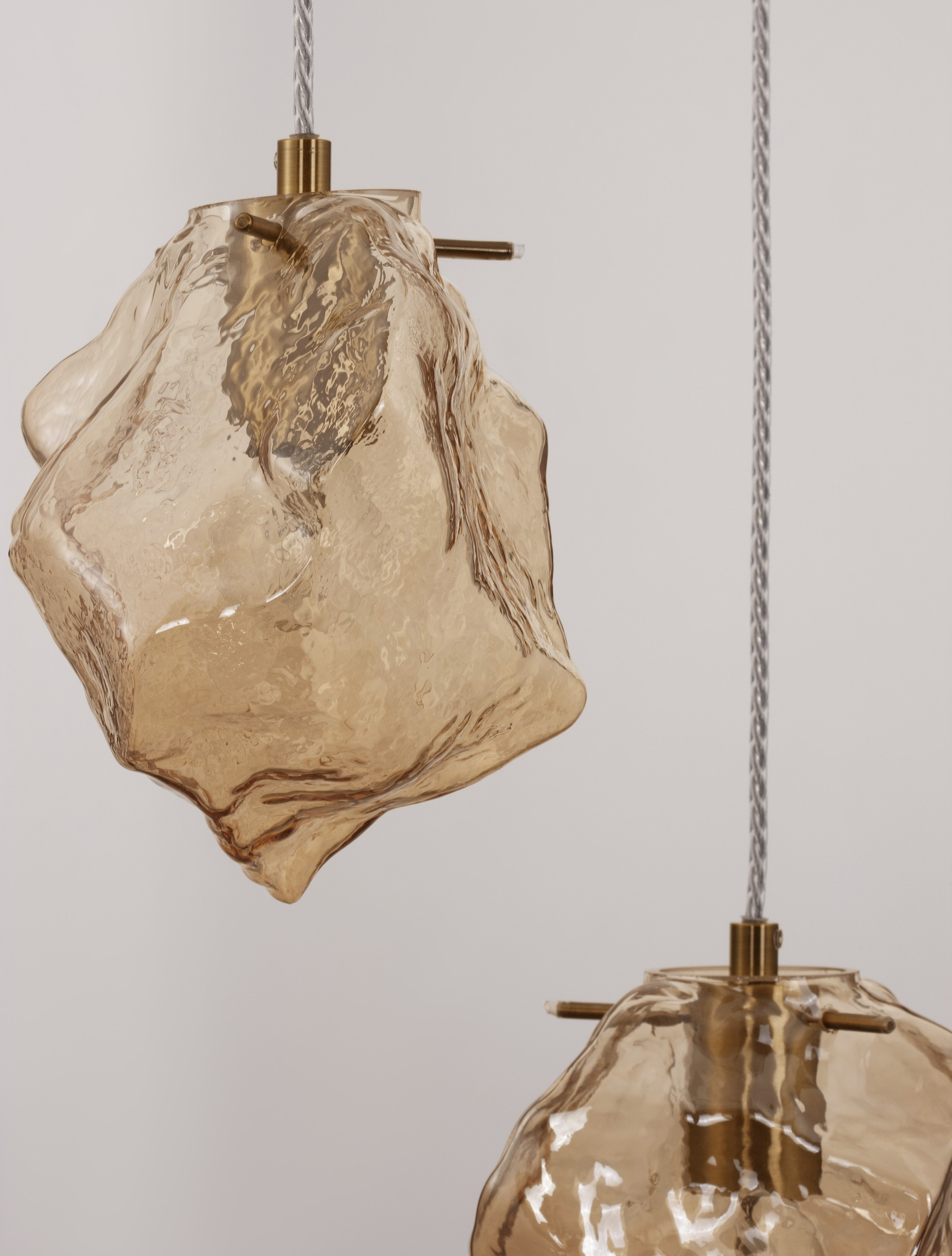 ODELLE | H 120 D 48 cm | 25 W | IP20 | Gold/Amber | Glass/Metal