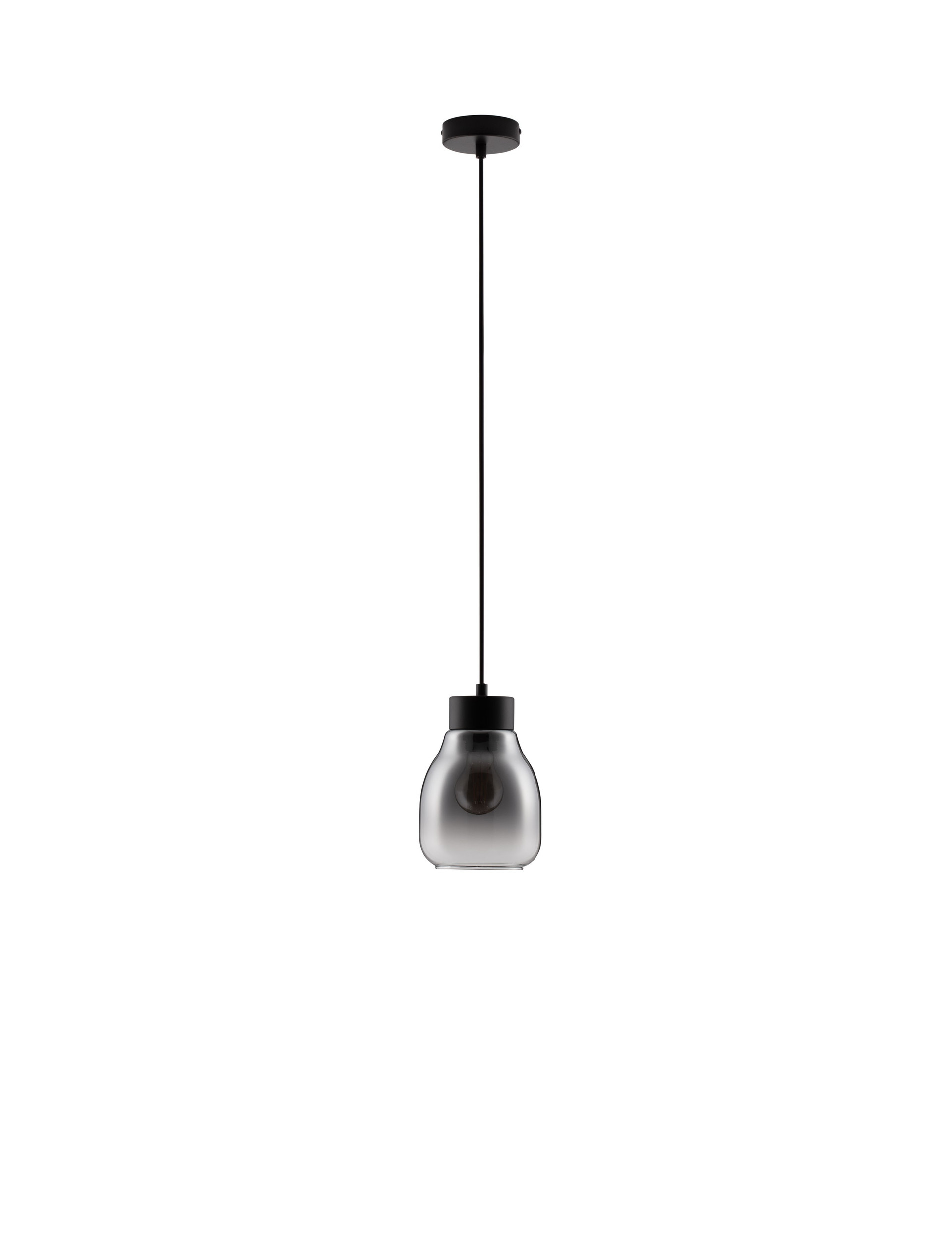 BLACU | H 120 D 15 cm | 12 W | IP20 | Gray | Glass/Metal