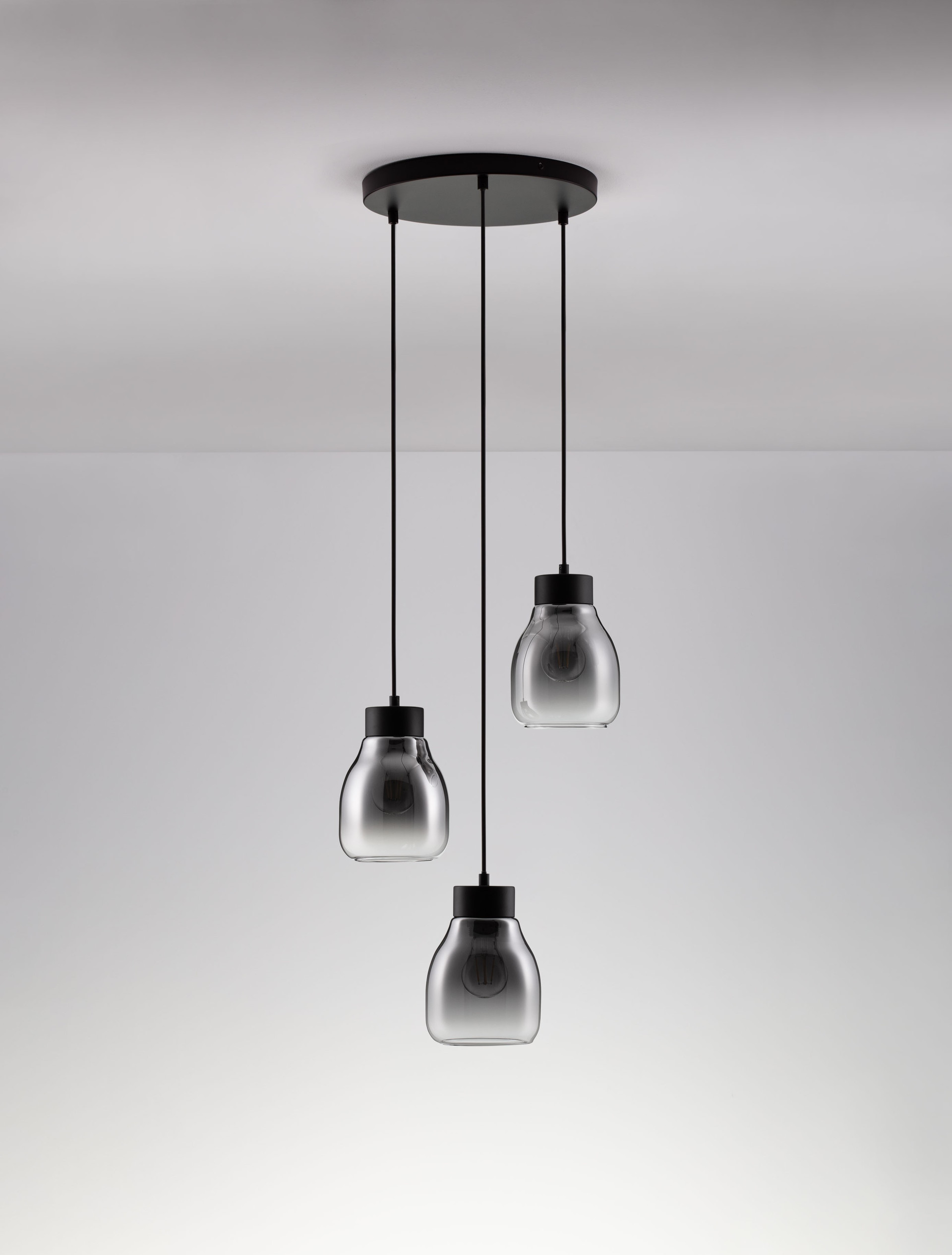 BLACU | H 120 D 32 cm | 36 W | IP20 | Gray | Glass/Metal