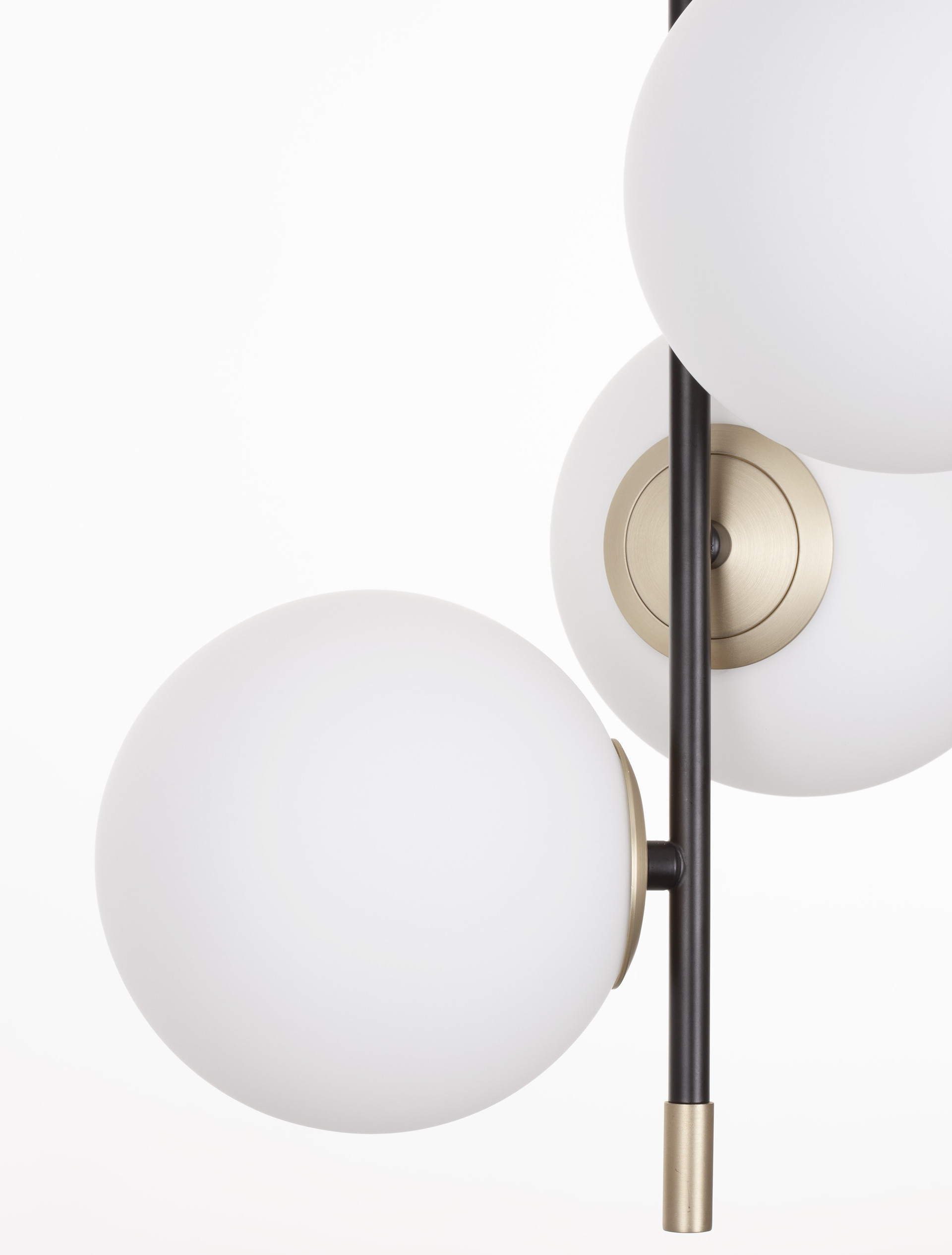 GIT | H 120 D 33 cm | 15 W | IP20 | Black/White/Gold | Glass/Metal