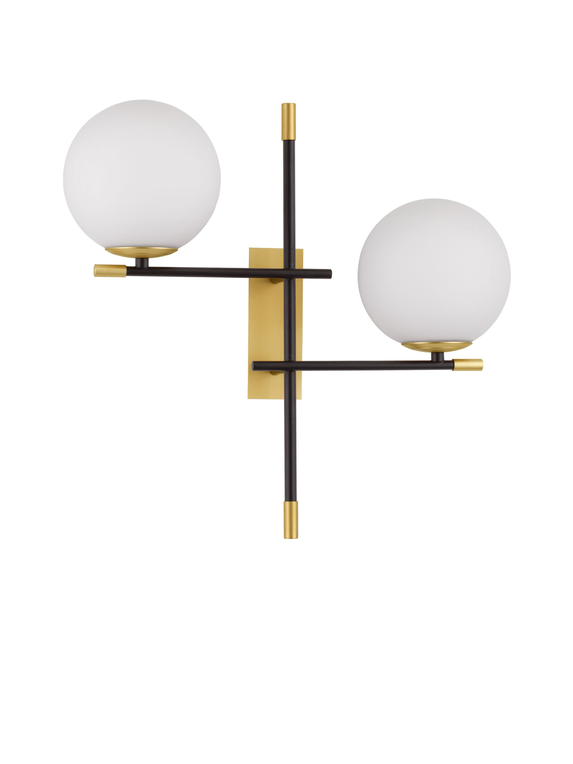 GIT | L 44 W 17.3 H 42 cm | 10 W | IP20 | Black/White/Gold | Glass/Metal