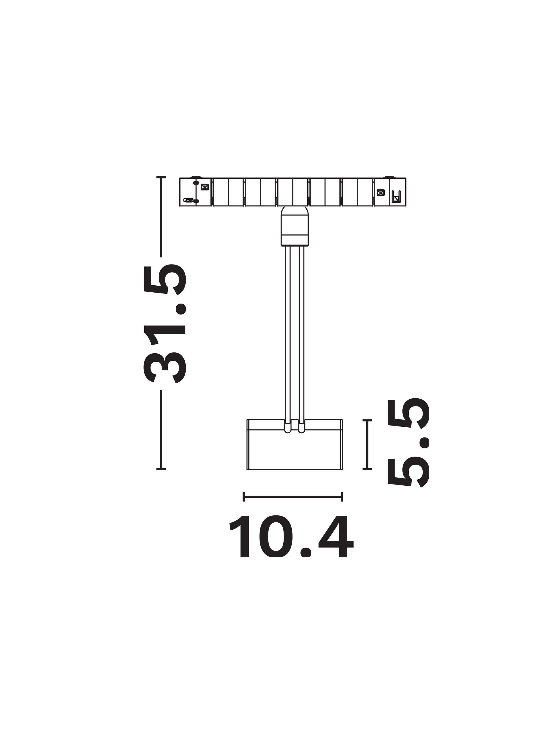 Breda Recessed - B - Cross Connector thumbnail