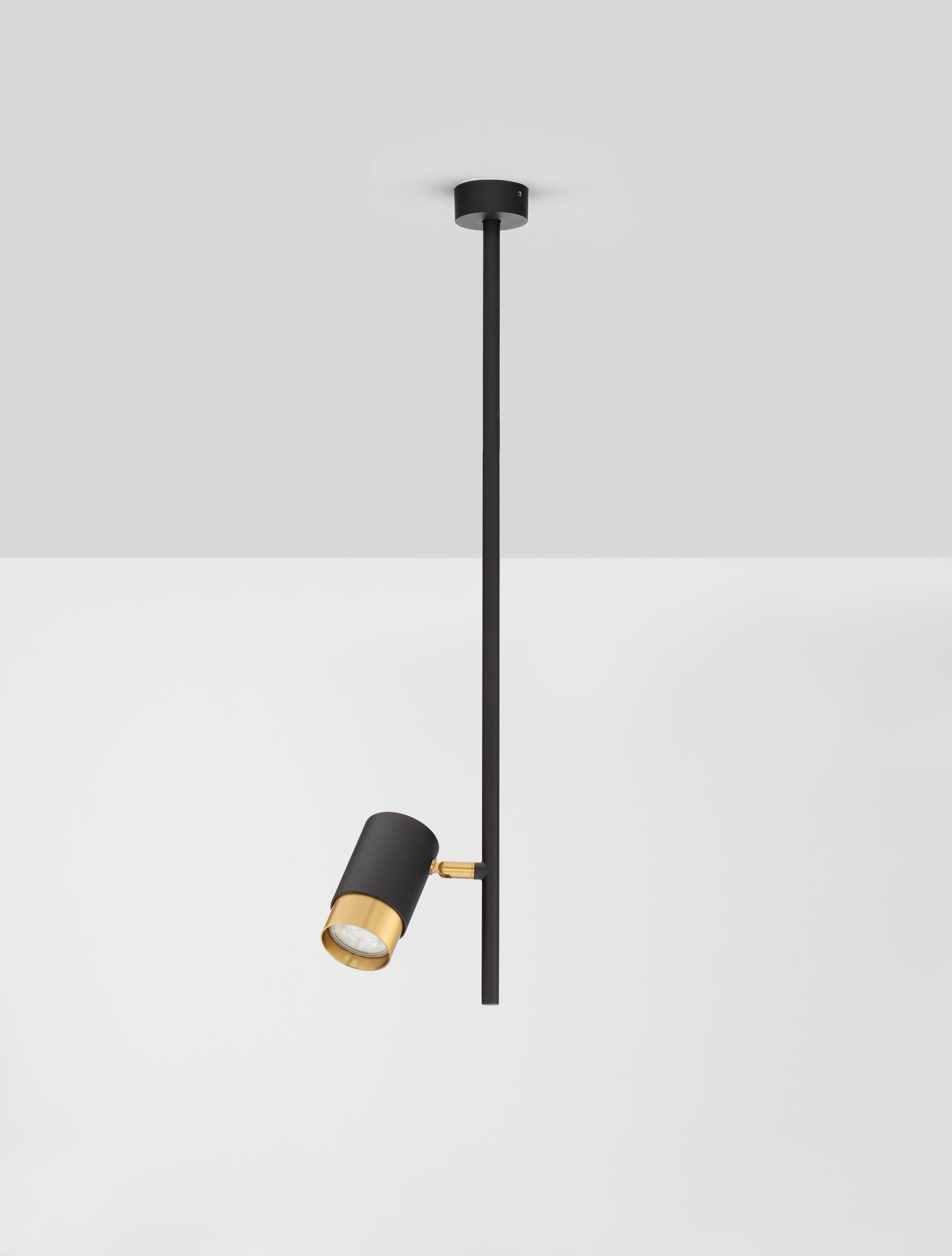 PONGO | H 62.2 D 5.9 cm | 10 W | IP20 | Black/Gold | Aluminum