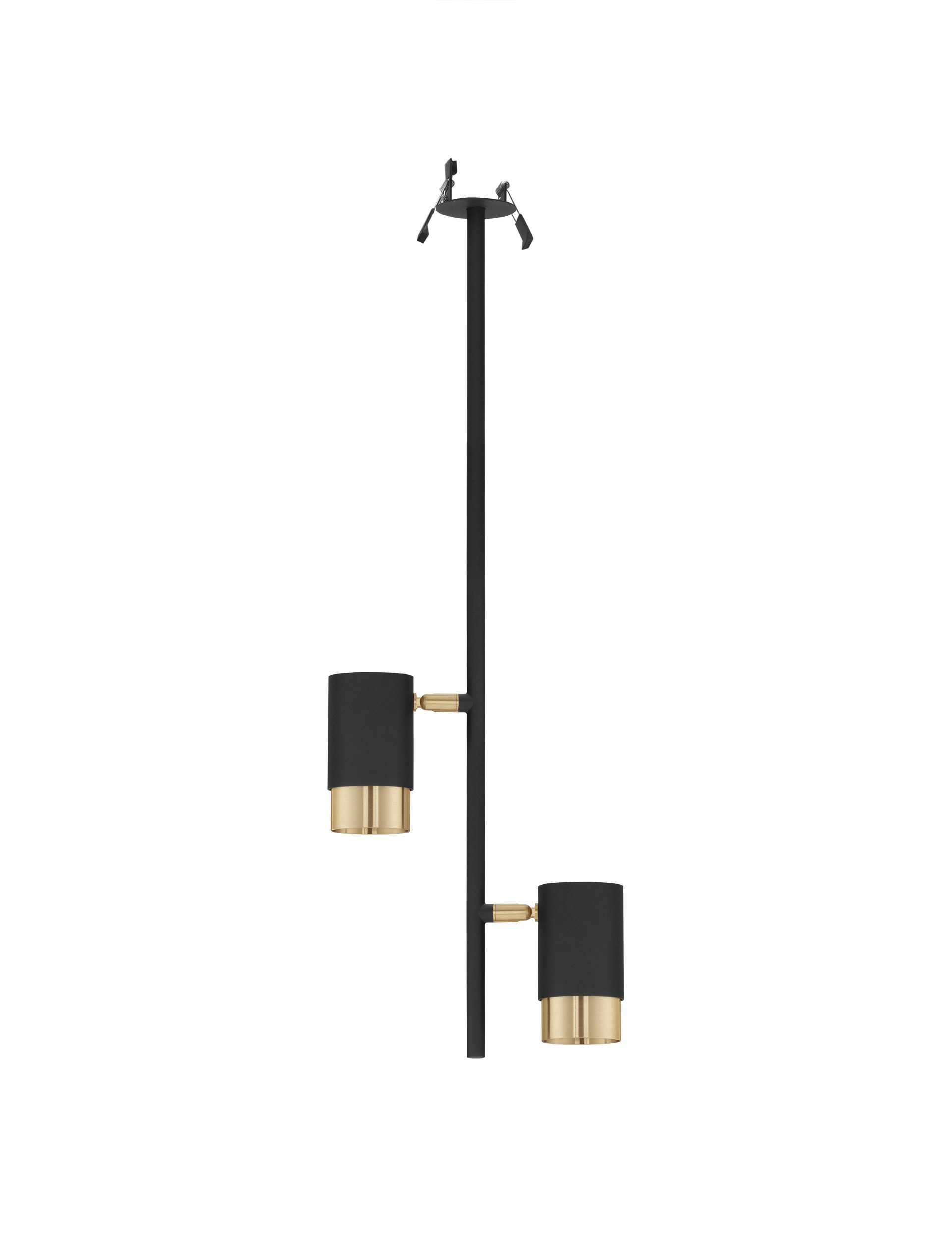 PONGO | H 64.3 D 5.9 cm | 10 W | IP20 | Black/Gold | Aluminum