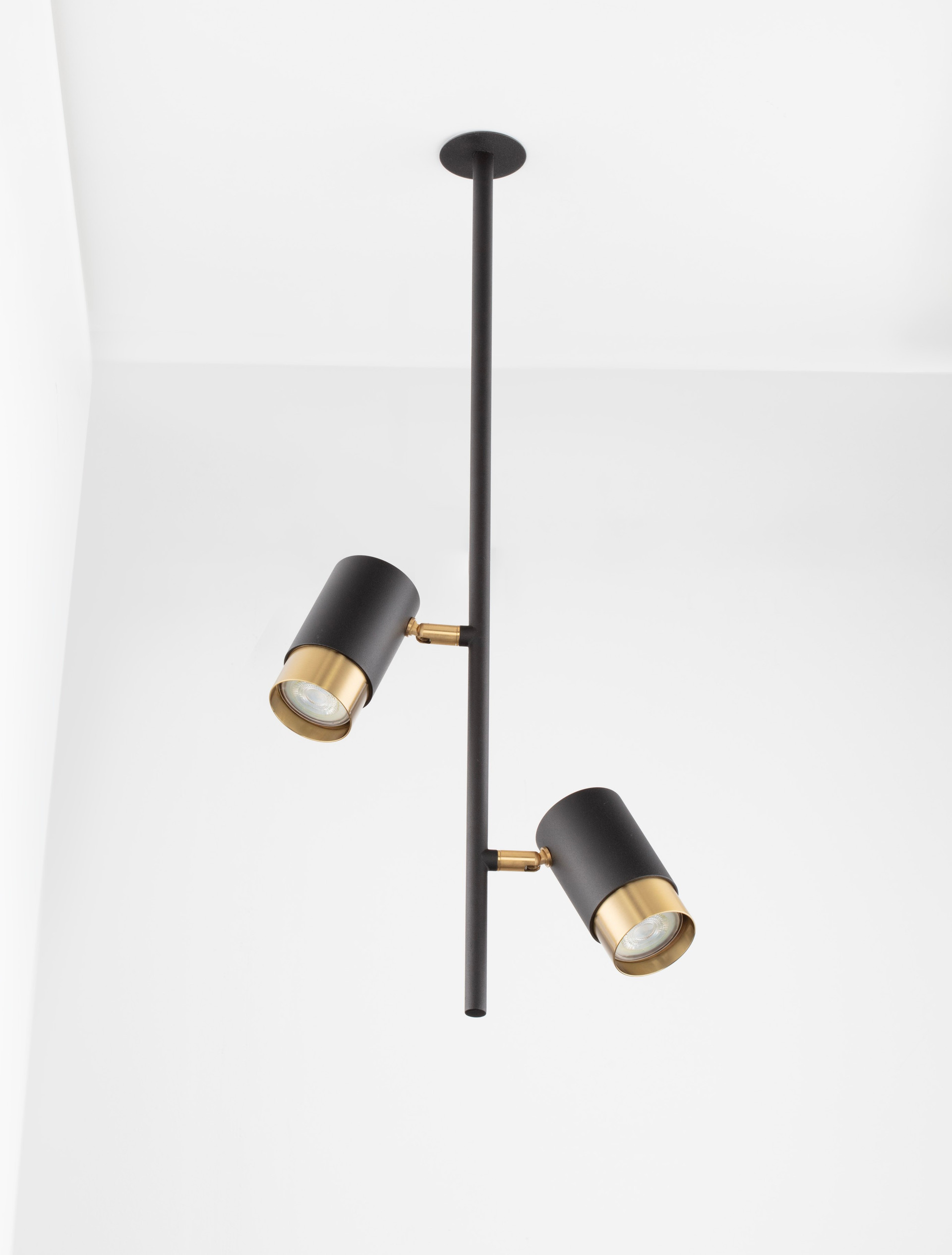 PONGO | H 64.3 D 5.9 cm | 10 W | IP20 | Black/Gold | Aluminum