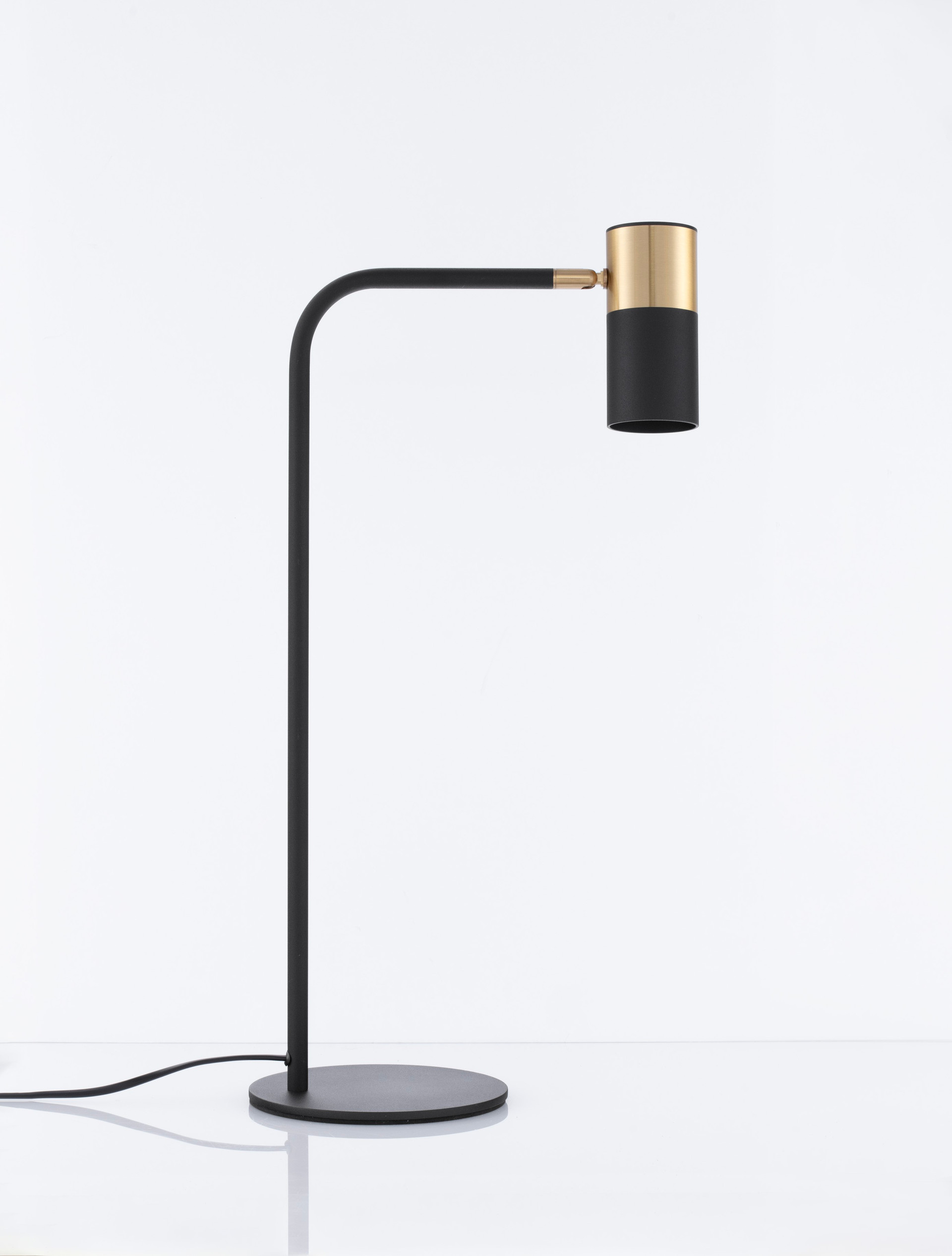PONGO | H 55 D 16 cm | 10 W | IP20 | Black/Gold | Aluminum