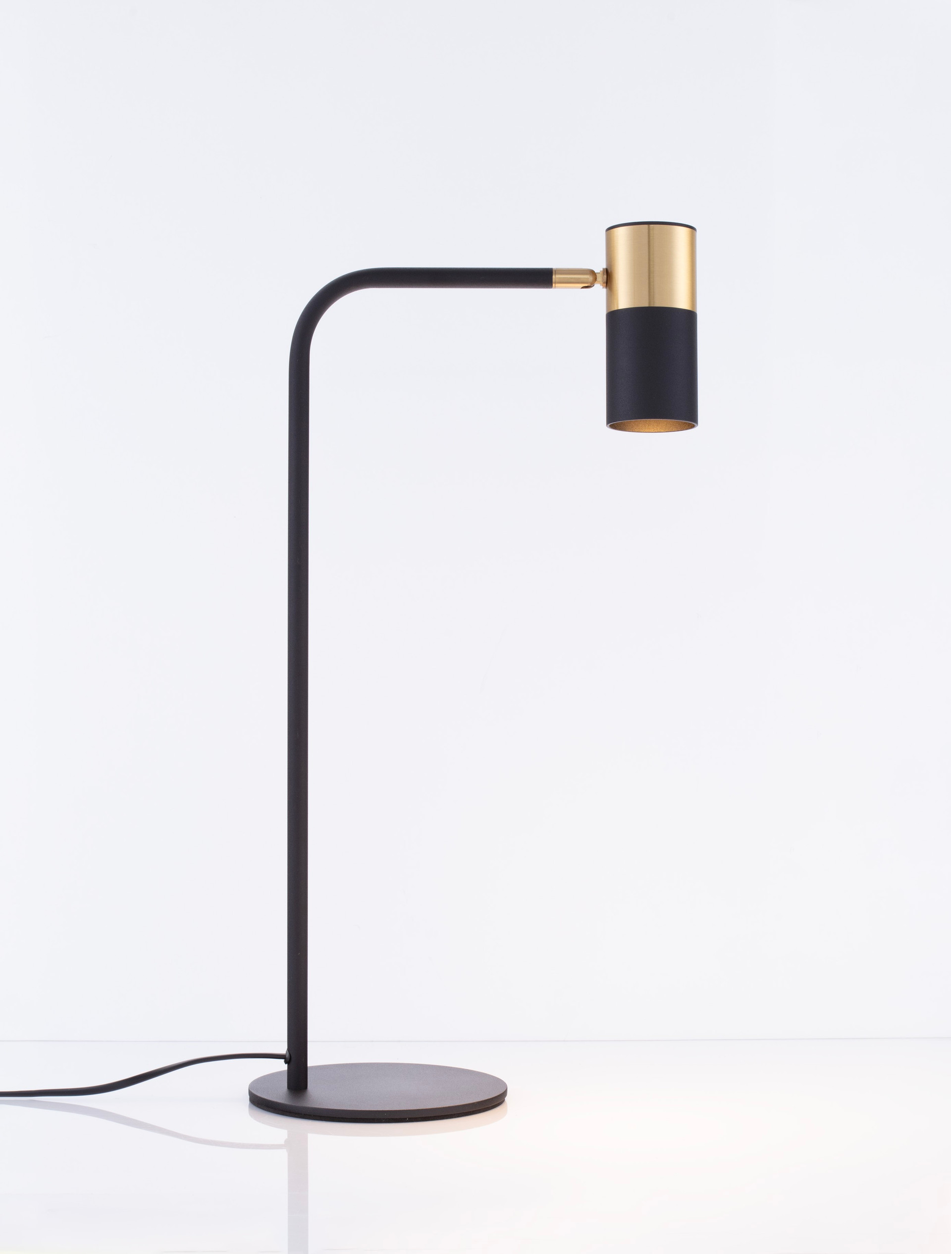 PONGO | H 55 D 16 cm | 10 W | IP20 | Black/Gold | Aluminum