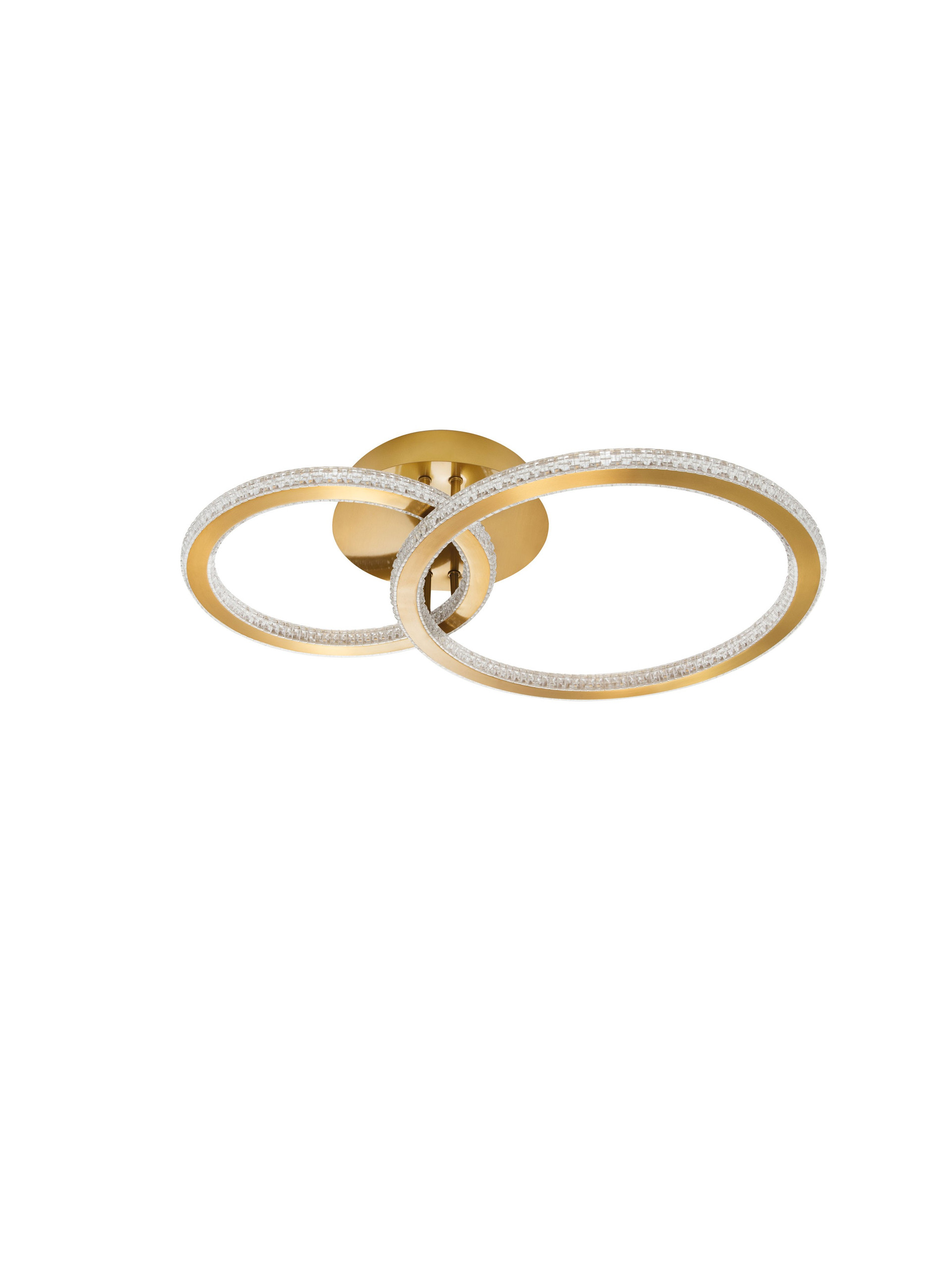 CILION | L 62 W 40 H 13 cm | 41 W | 3000 K | 2602 lm | IP20 | Gold | Aluminum/Acrylic