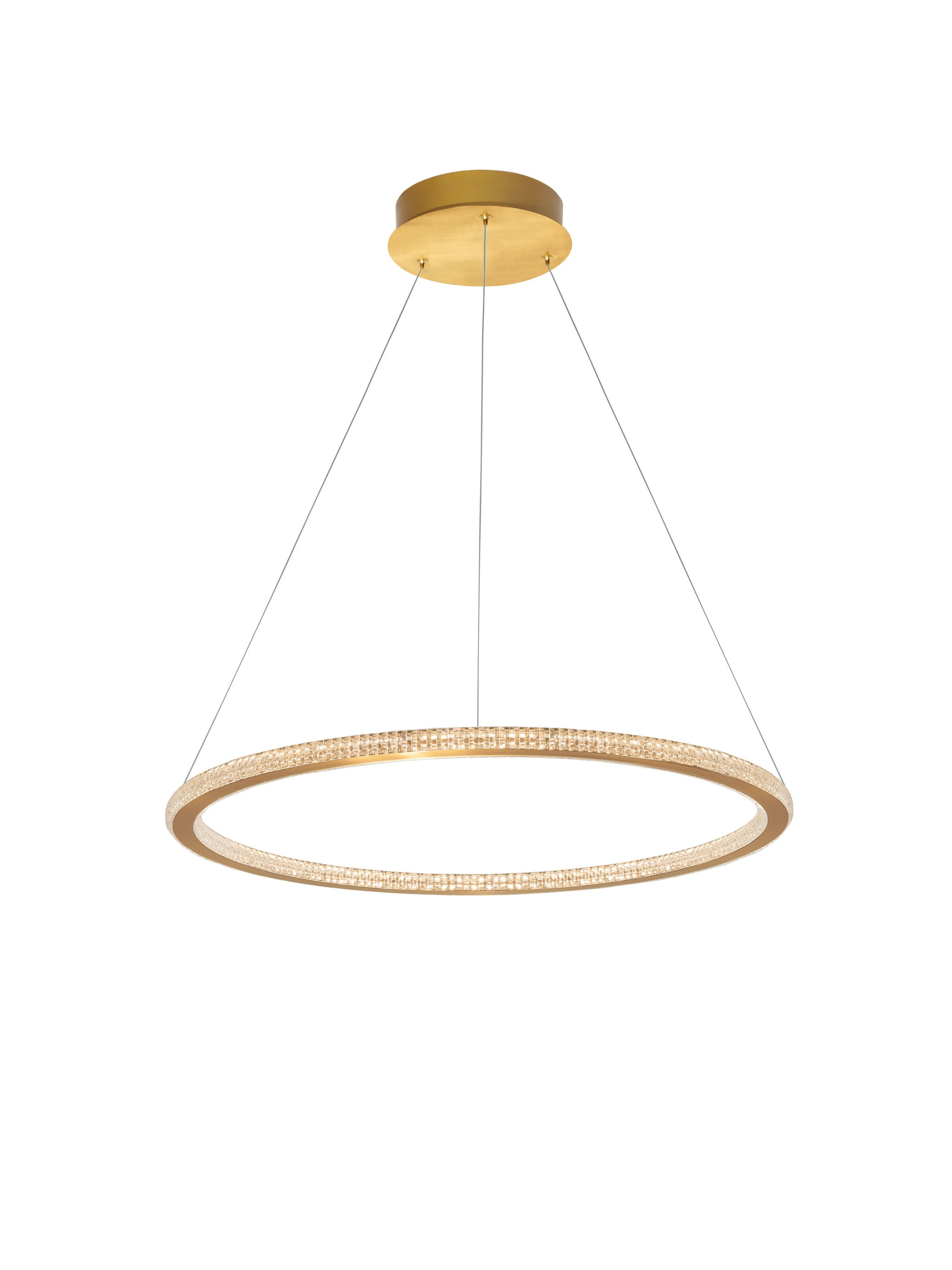 CILION | H 150 D 60 cm | 43 W | 3000 K | 2729 lm | IP20 | Gold | Aluminum/Acrylic