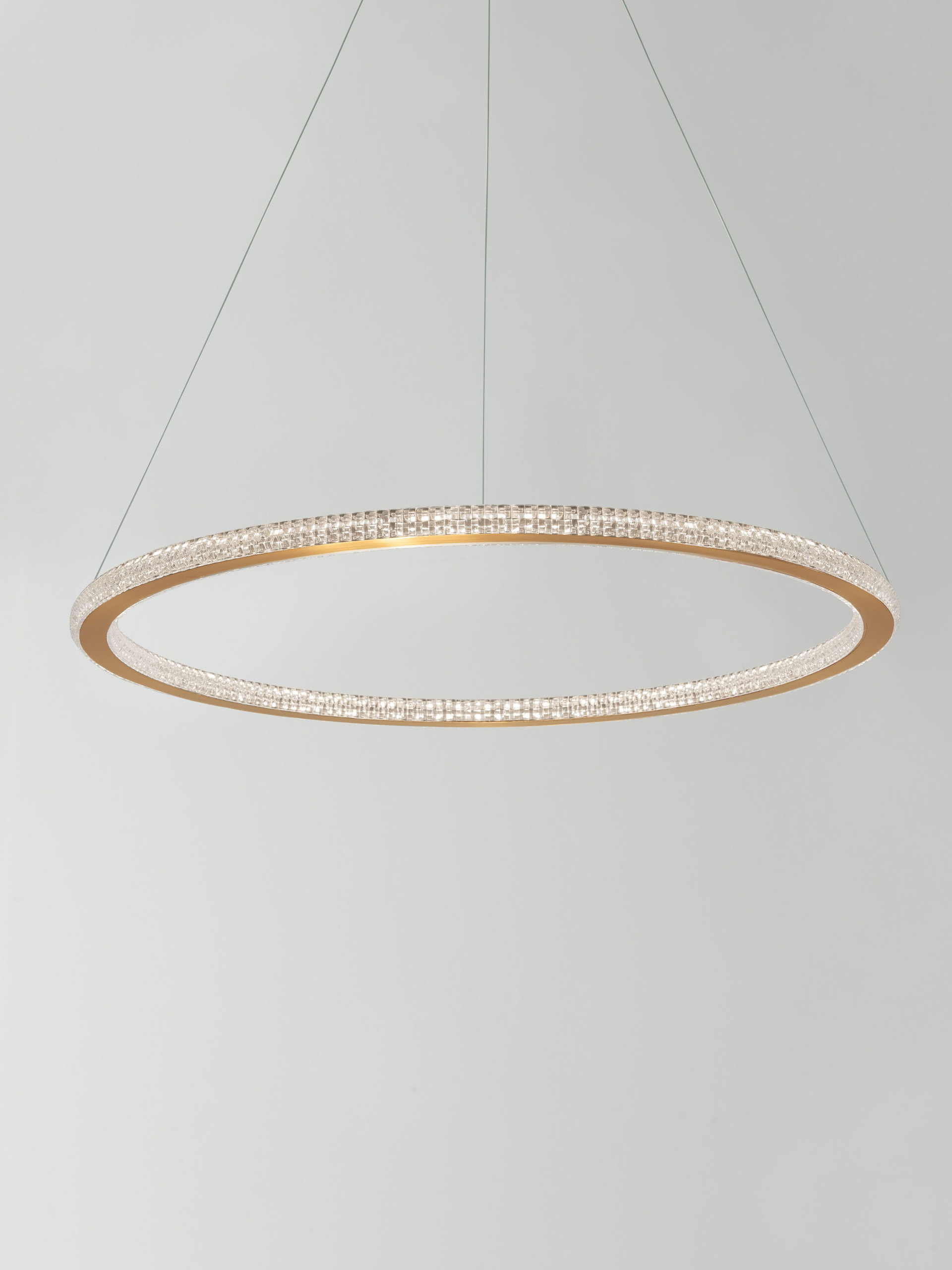 CILION | H 150 D 60 cm | 43 W | 3000 K | 2729 lm | IP20 | Gold | Aluminum/Acrylic