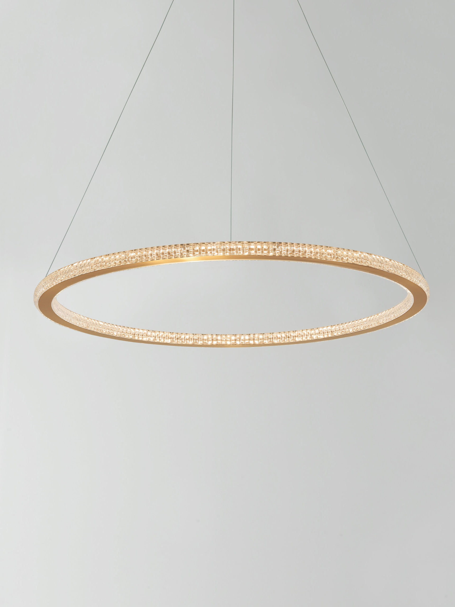 CILION | H 150 D 60 cm | 43 W | 3000 K | 2729 lm | IP20 | Gold | Aluminum/Acrylic