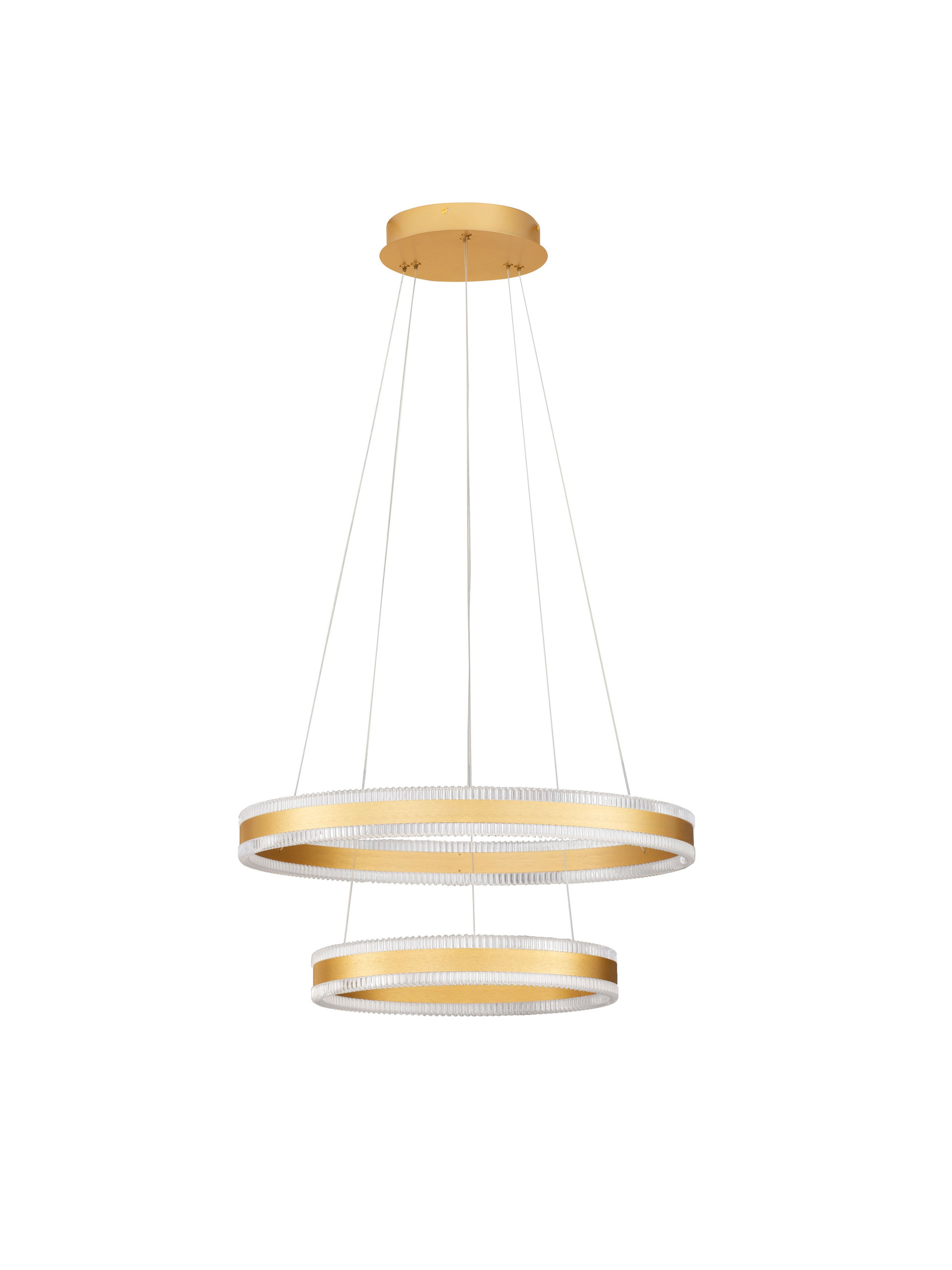 ALARO | H 140 D 60 cm | 69 W | 3000 K | 4565 lm | IP20 | Oro | Acciaio/Alluminio/Acrilico