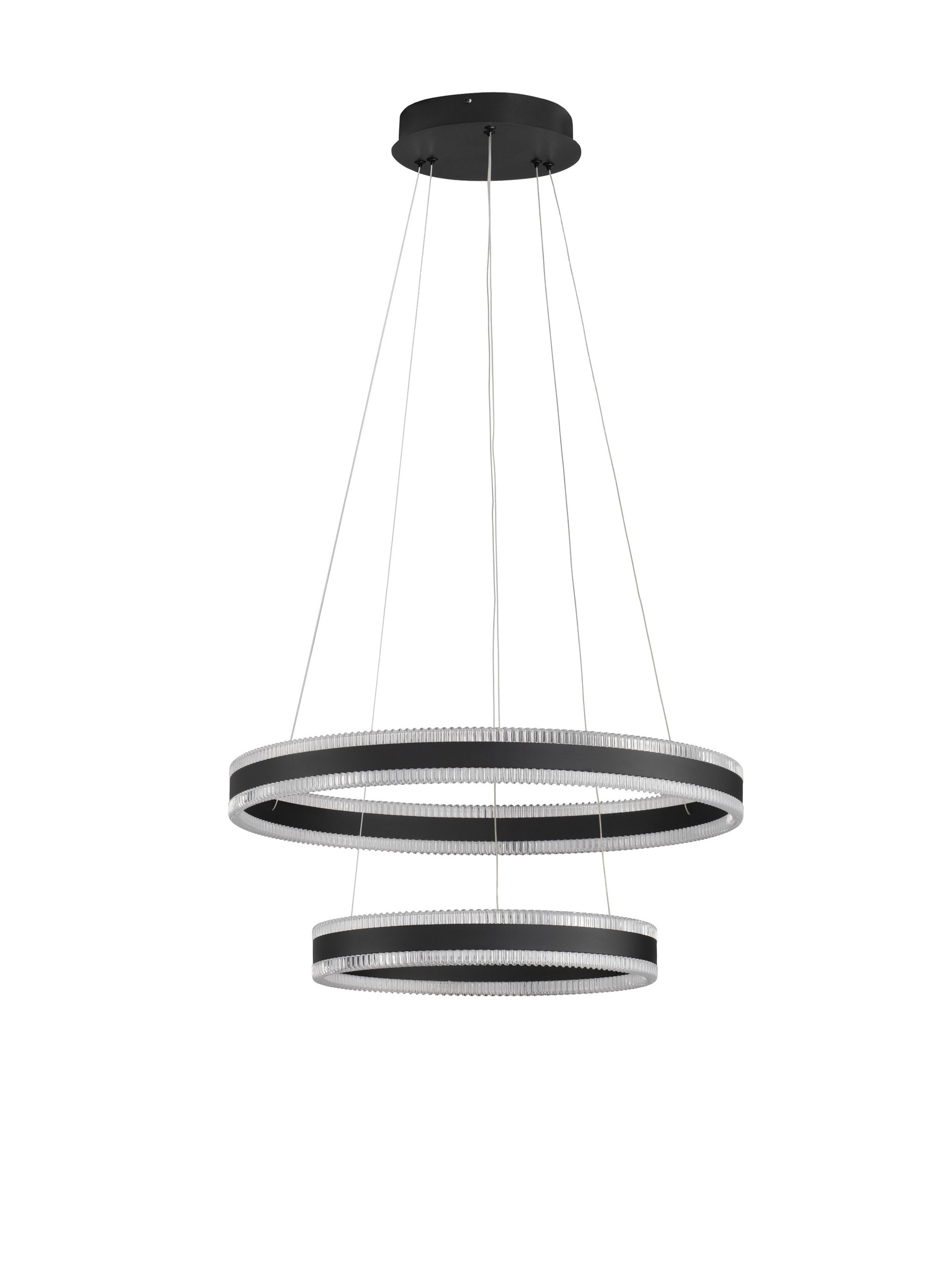 ALARO | H 140 D 60 cm | 69 W | 3000 K | 4565 lm | IP20 | Nero | Acciaio/Alluminio/Acrilico