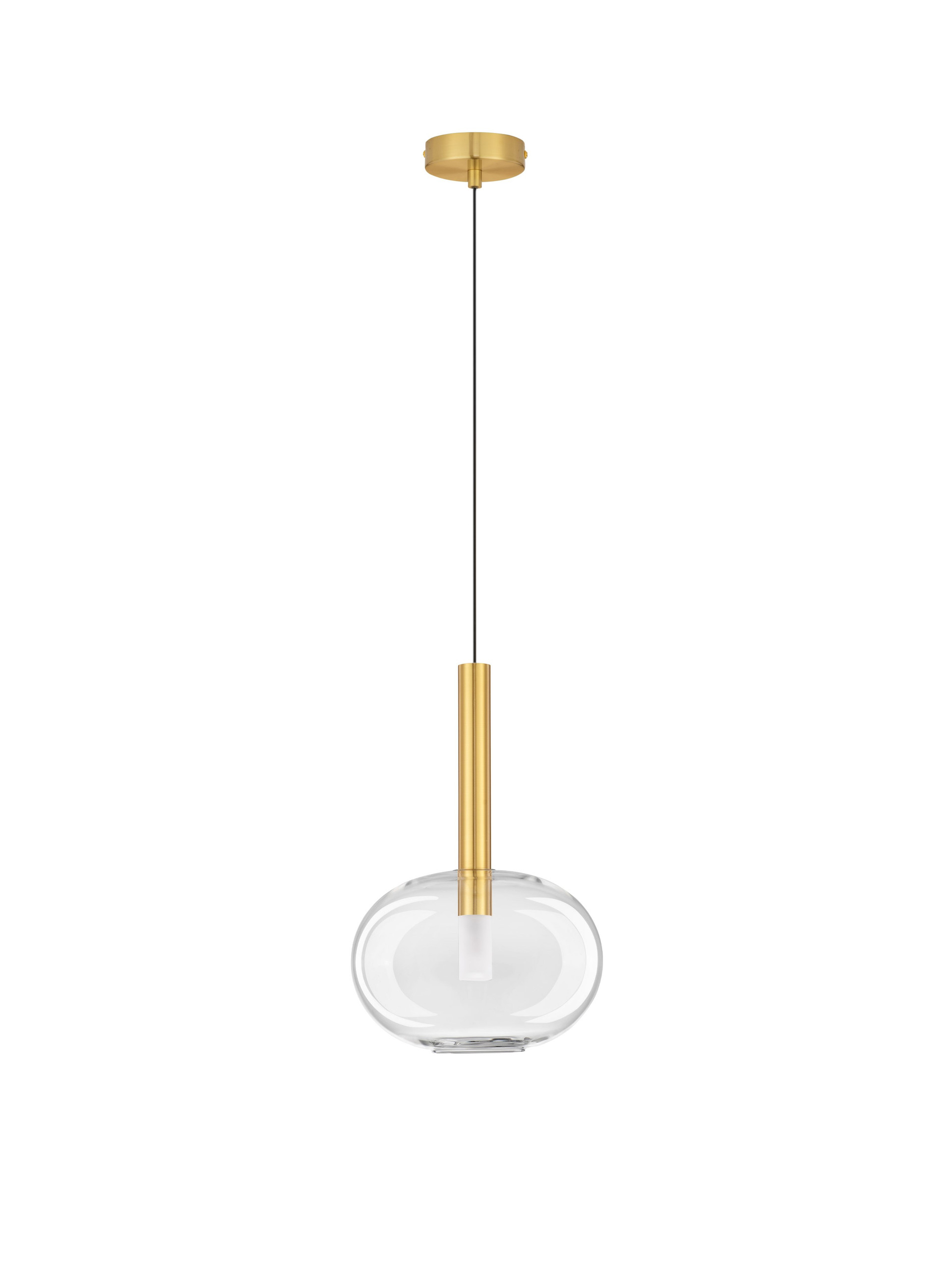 AMELIA | H 191 D 24 cm | 5 W | IP20 | Gold | Glass/Metal