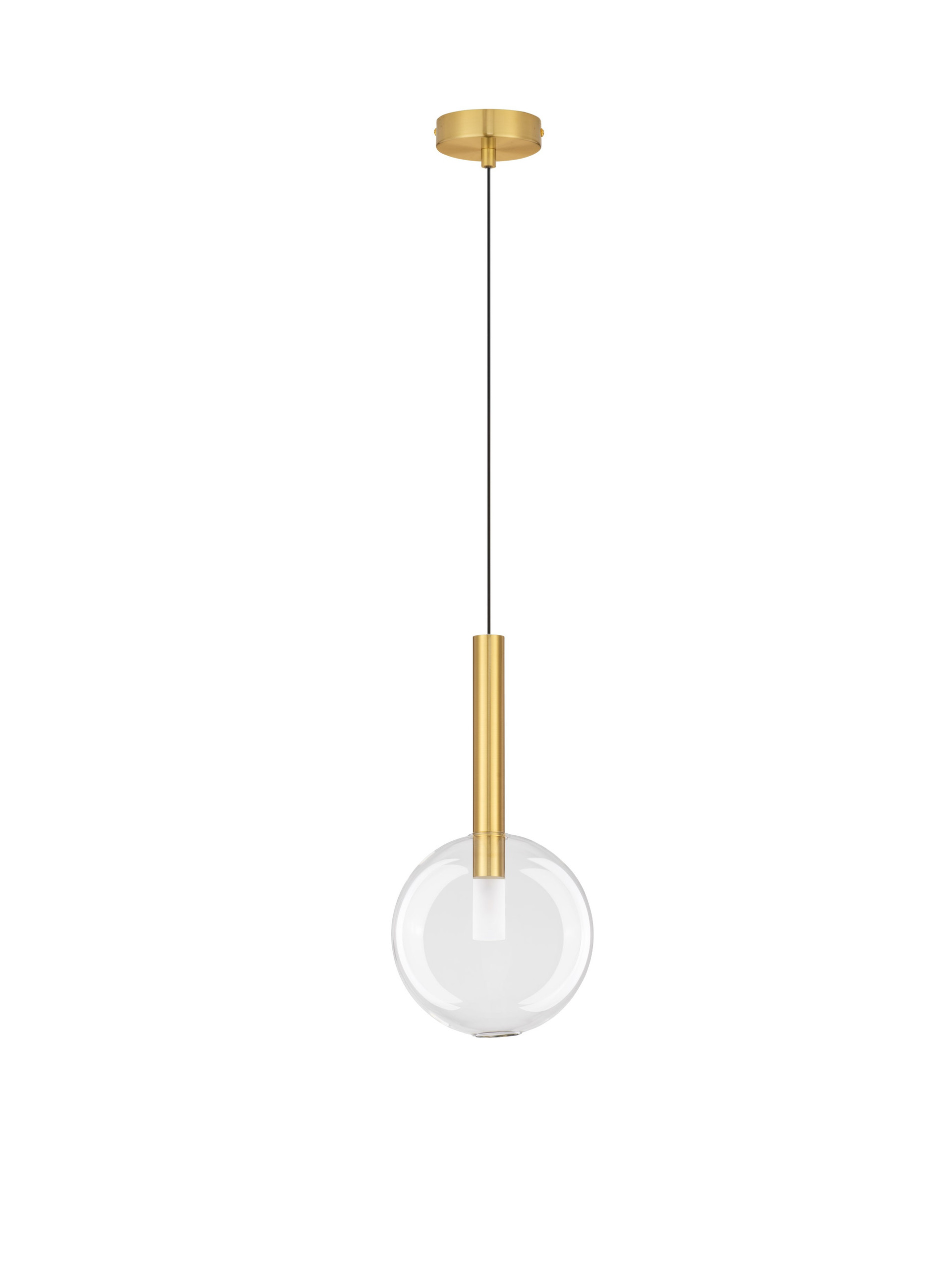 AMELIA | H 191 D 20 cm | 5 W | IP20 | Gold | Glass/Metal