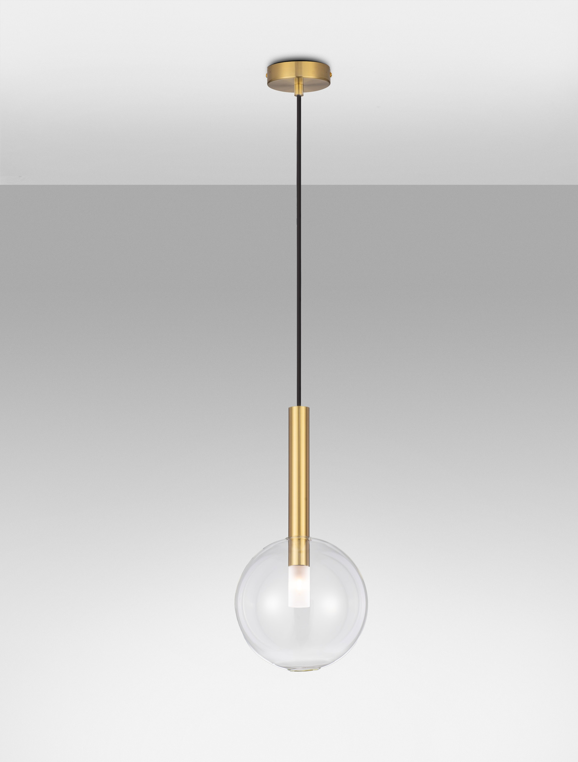 AMELIA | H 191 D 20 cm | 5 W | IP20 | Gold | Glass/Metal