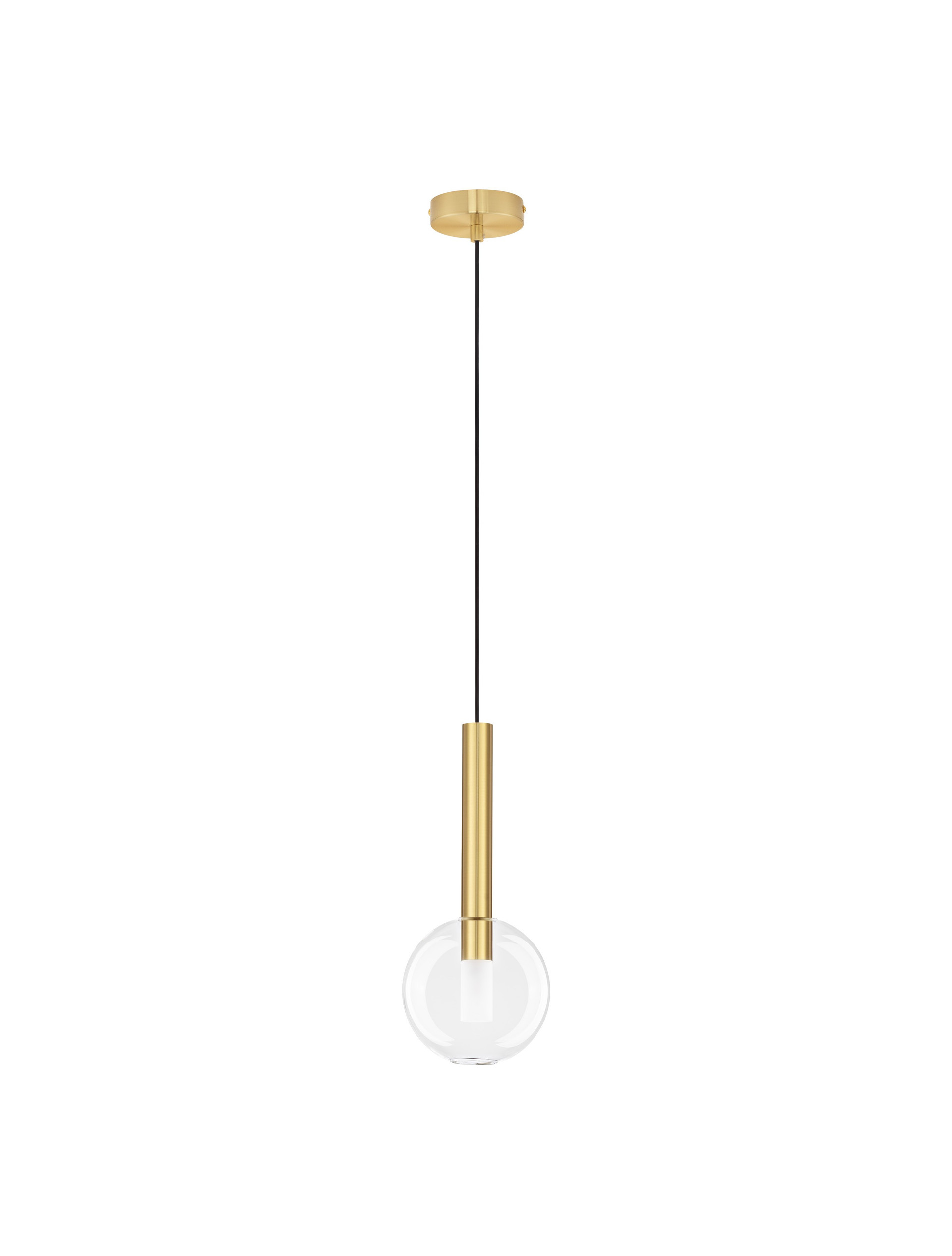 AMELIA | H 150 D 15 cm | 5 W | IP20 | Gold/Clear | Glass/Metal