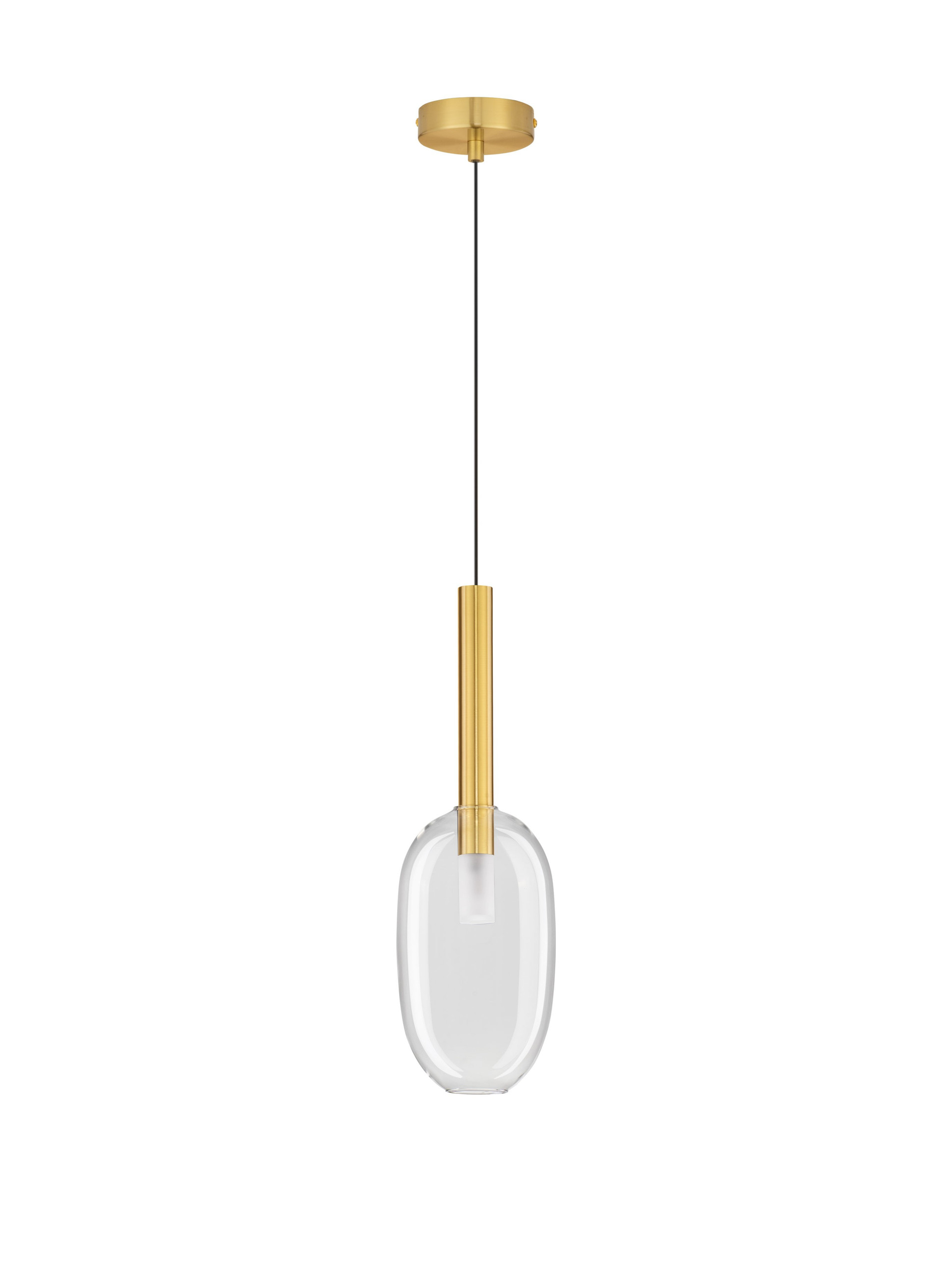 AMELIA | H 179 D 14 cm | 5 W | IP20 | Gold | Glass/Metal