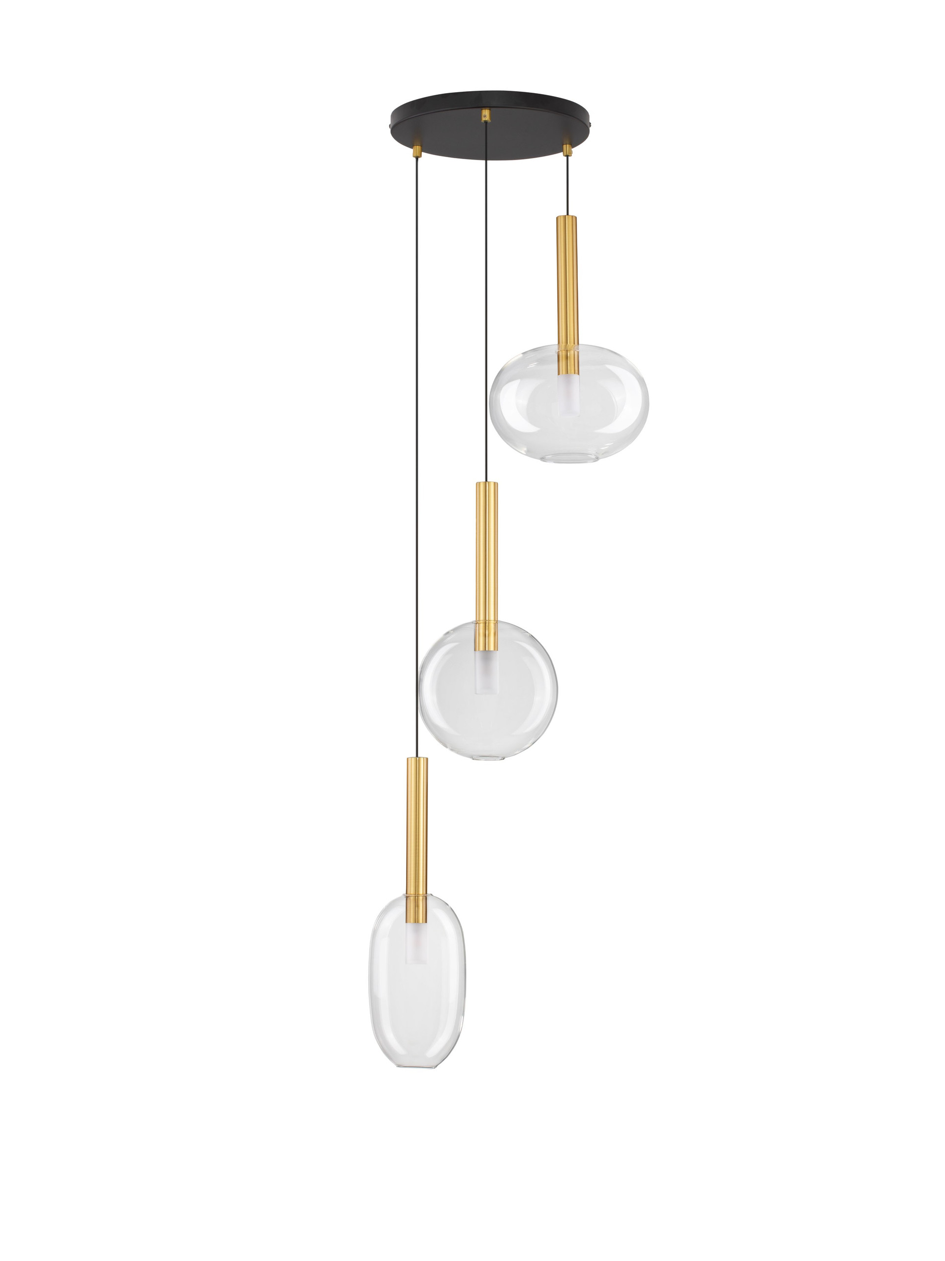 AMELIA | H 191 D 50 cm | 15 W | IP20 | Gold | Glass/Metal